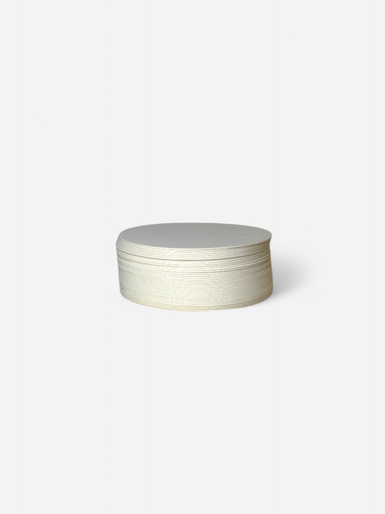WHITE COASTERS