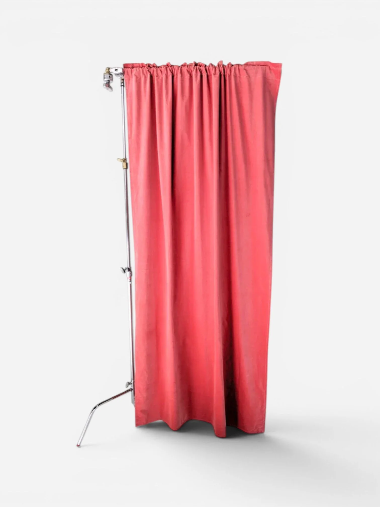 CORAL VELVET DRAPES (98"H x 55.5"W)