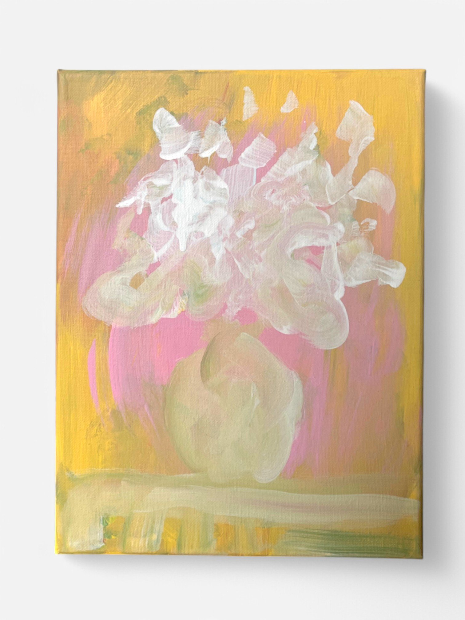 VIBRANT FLORAL CLEARED ART PAINTING #5
