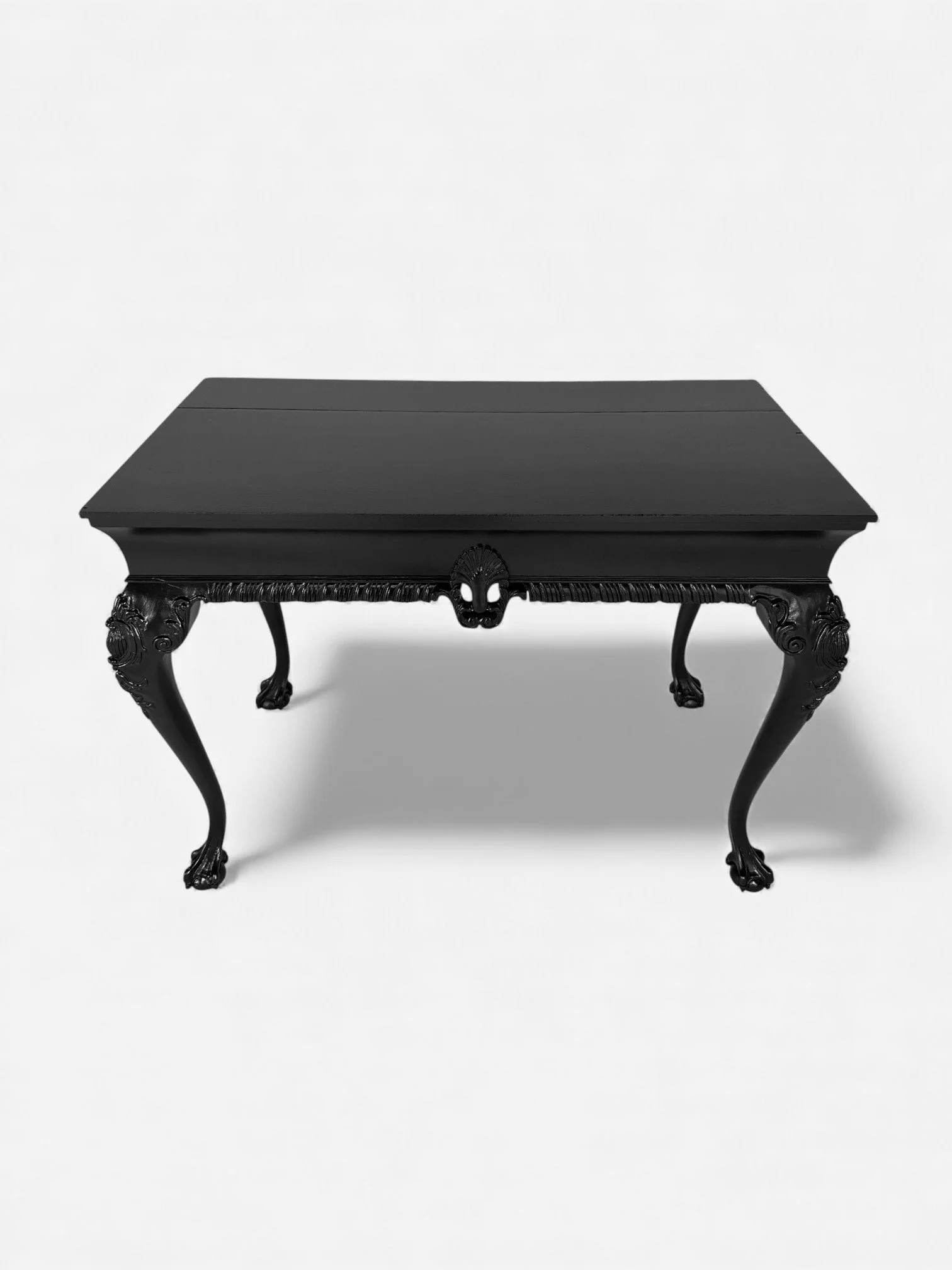 GEORGE III STYLE BLACK TABLE