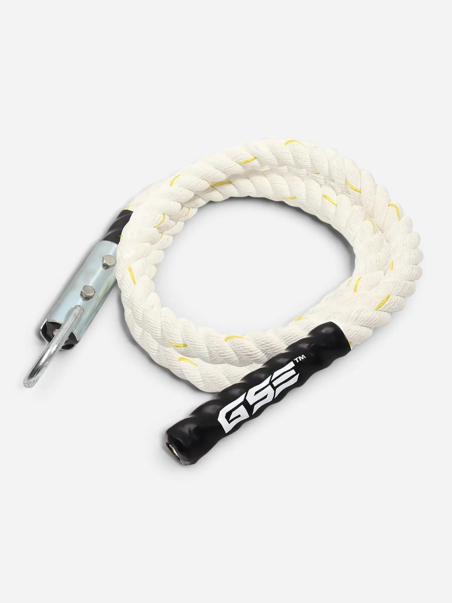 10' WHITE GYM CLIMBING ROPE