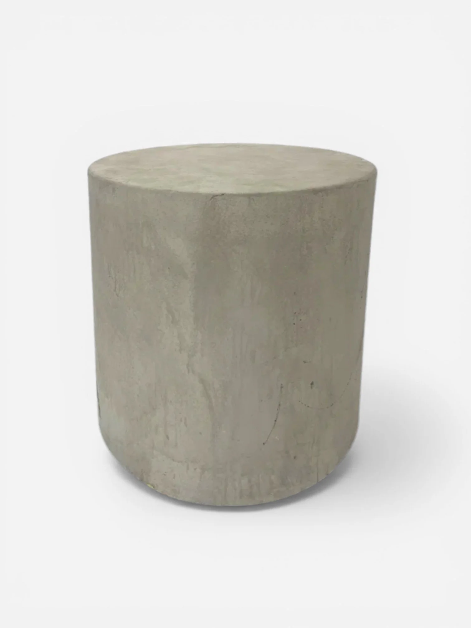 FAUX STONE CYLINDER PEDESTAL