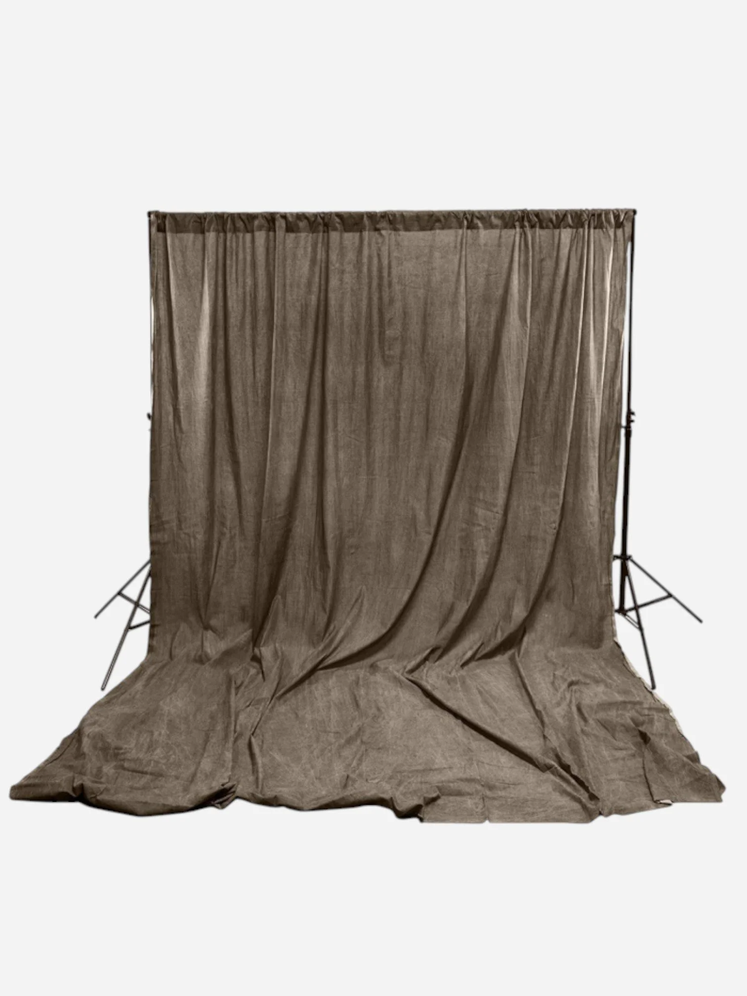 SAVAGE WASHED REVERSIBLE MEDIUM BROWN MUSLIN BACKDROP (10' X 12')