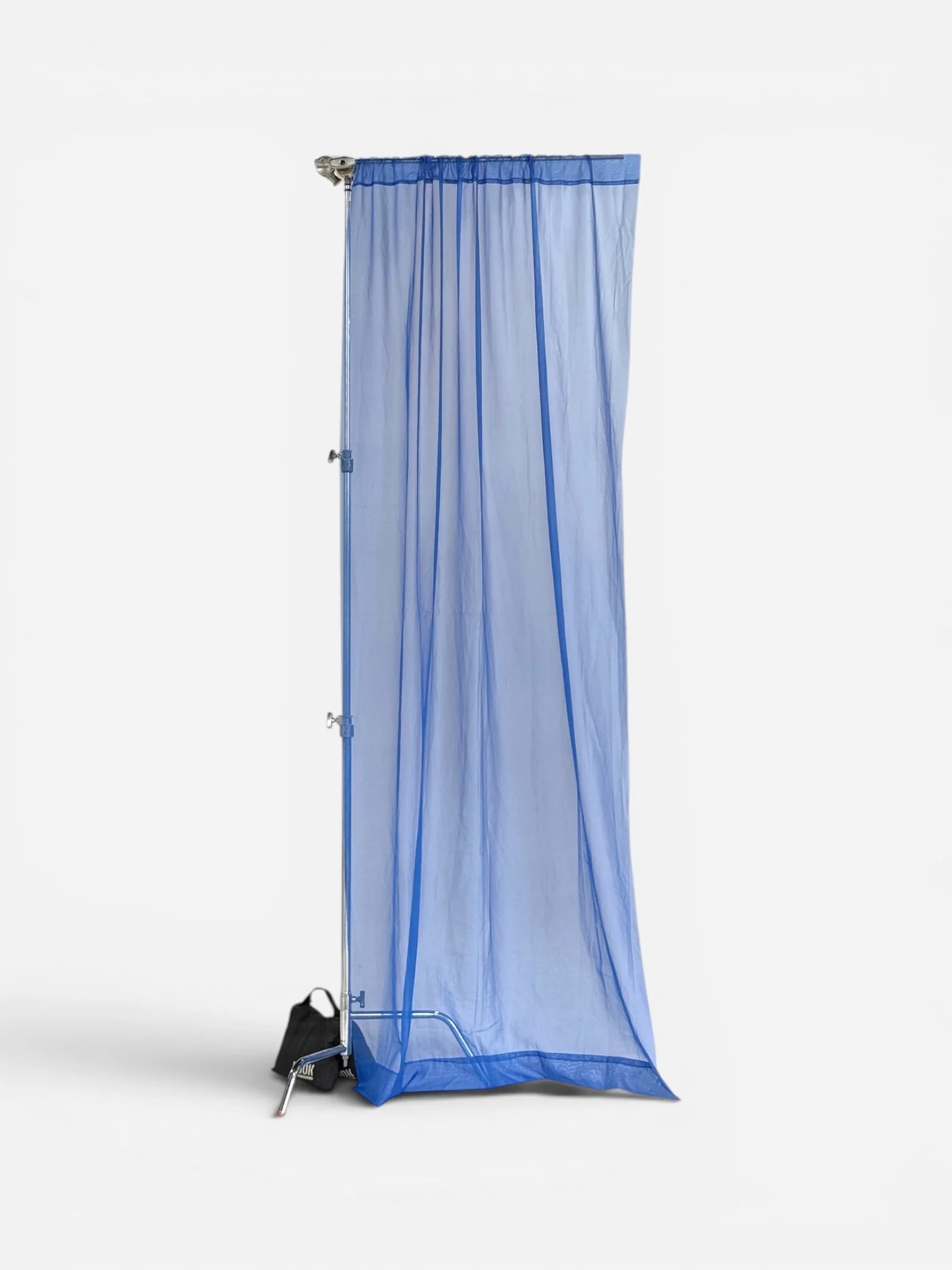 BLUE SHEER CURTAIN (119"H X 59"W)