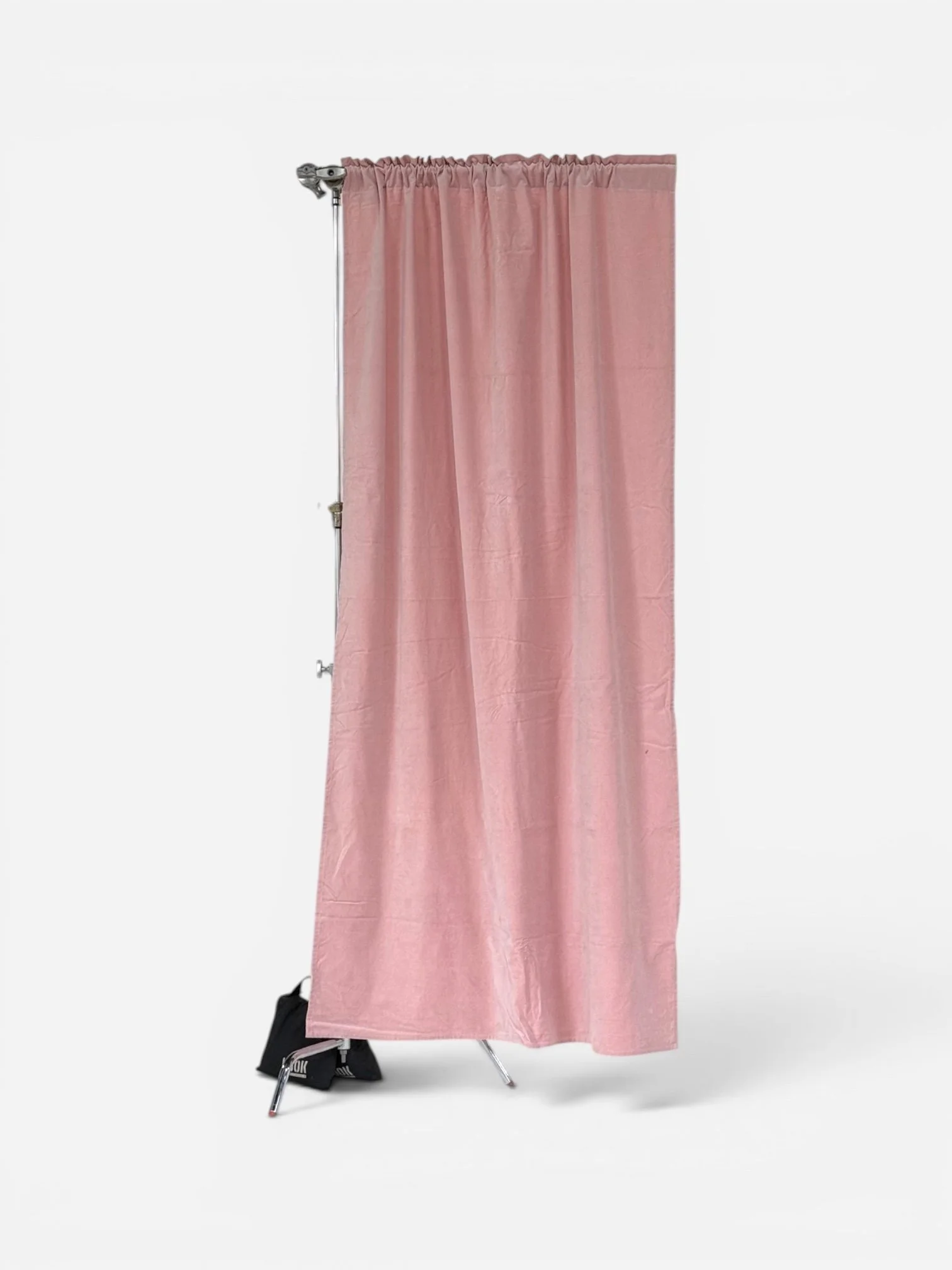 DUSTY ROSE VELVET DRAPE (98"H X 55"W)