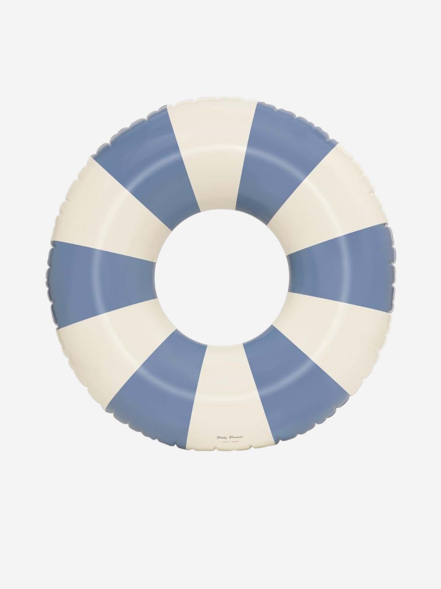 BLUE AND WHITE STRIPED INNER TUBE POOL FLOAT 47"