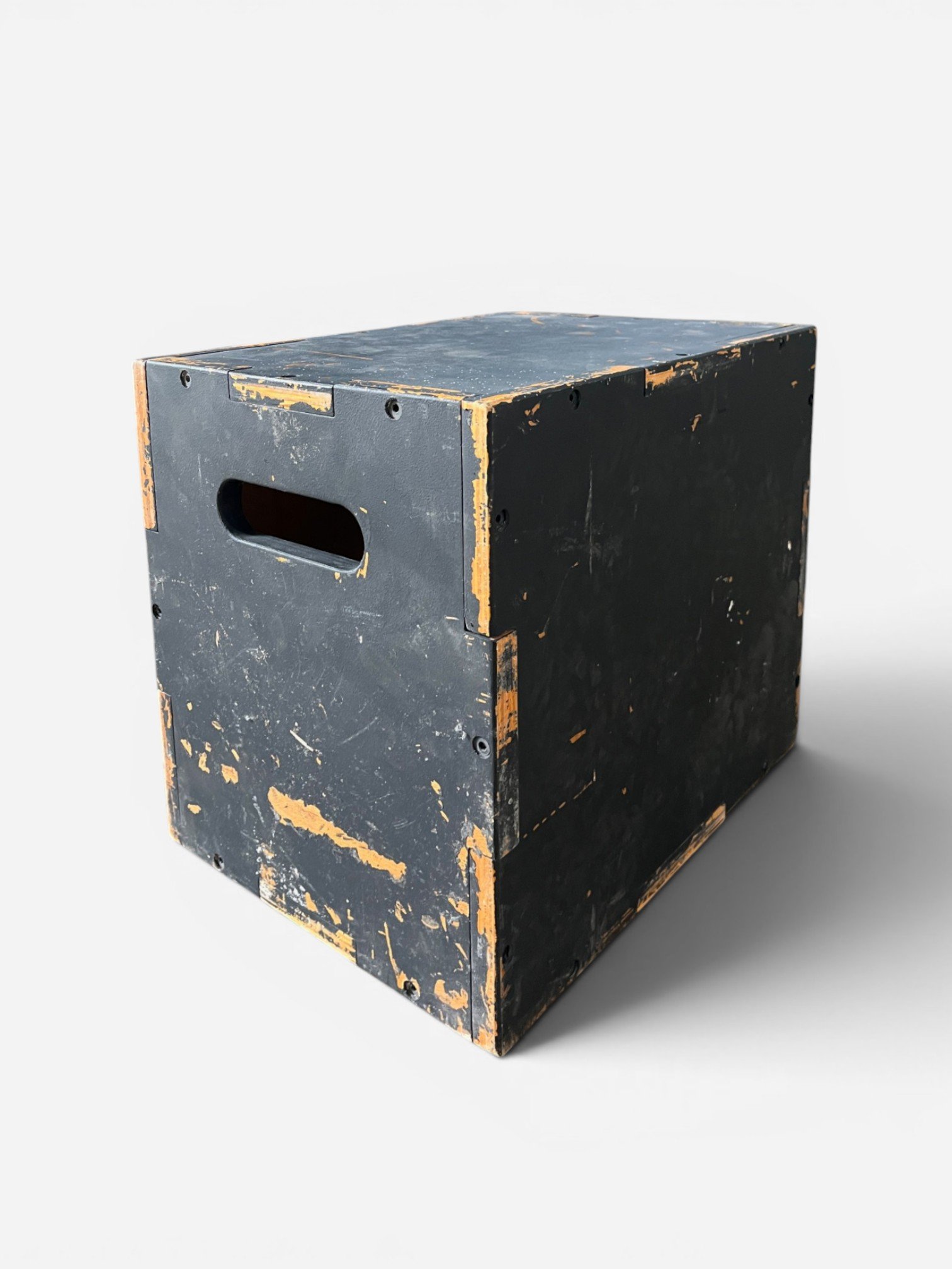 WOODEN APPLE BOX (14" X 14" X 16")