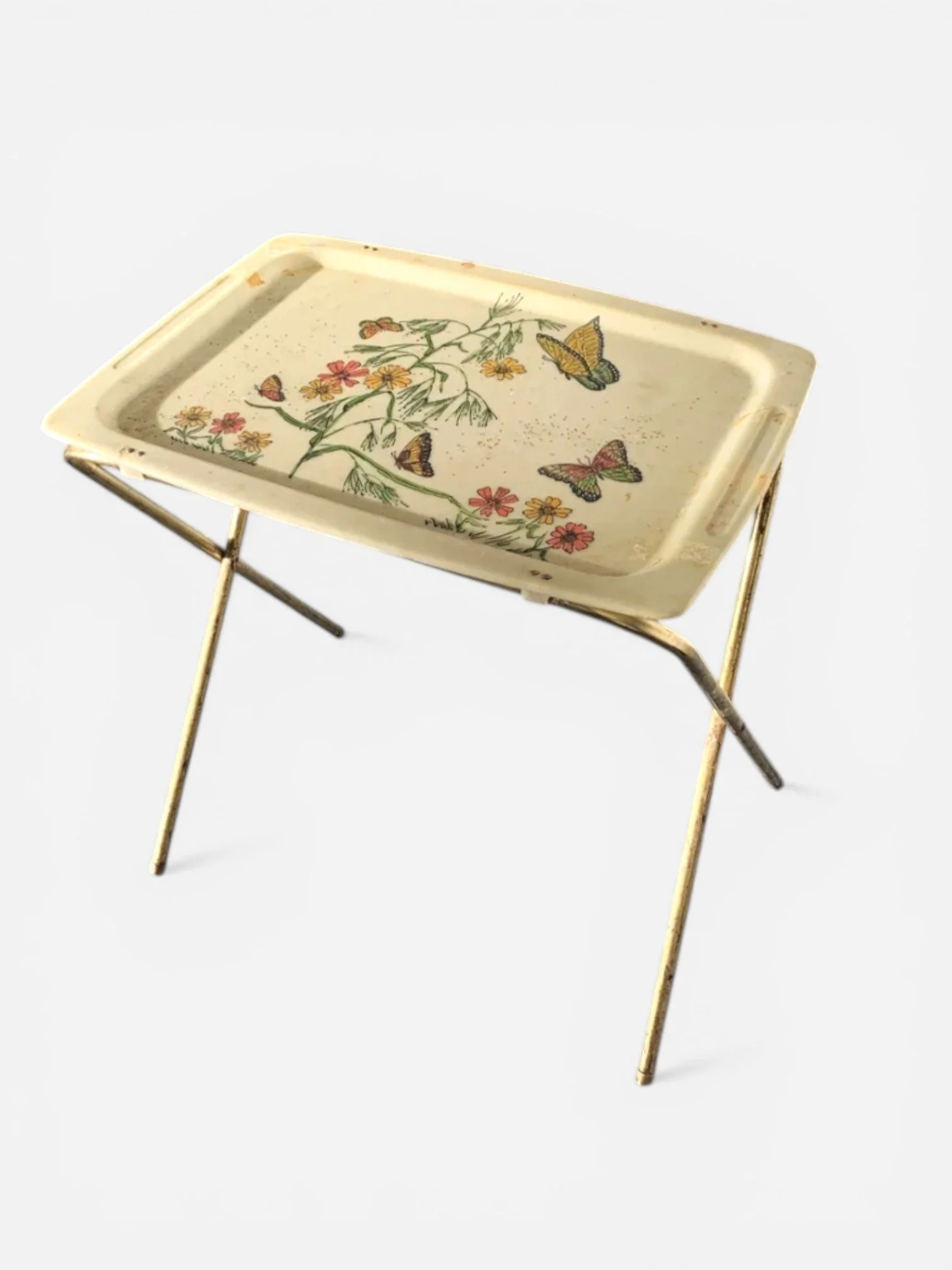 RETRO BUTTERFLY DINNER TRAY