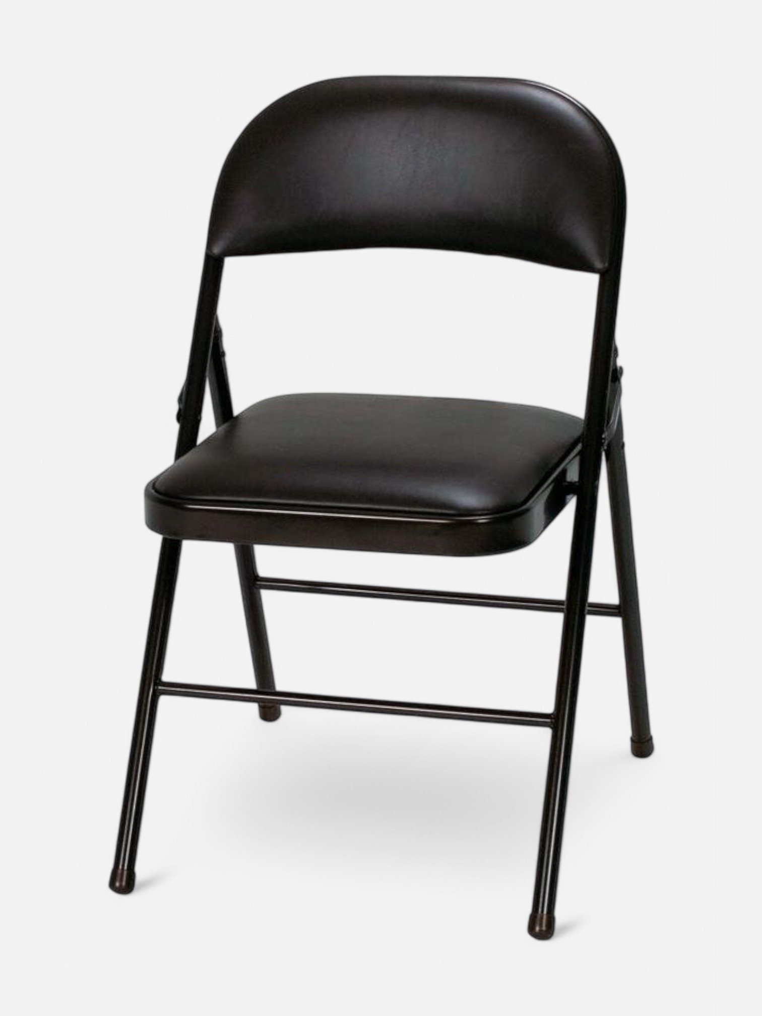BLACK VINYL FOLDING CHAIR