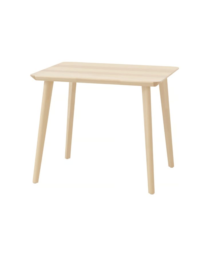 ASH WOOD SQUARE TABLE