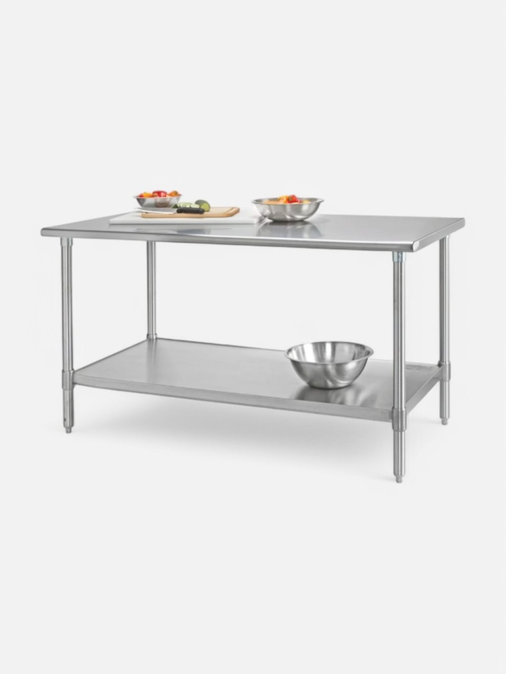 MEDIUM STAINLESS STEEL WORKTABLE
