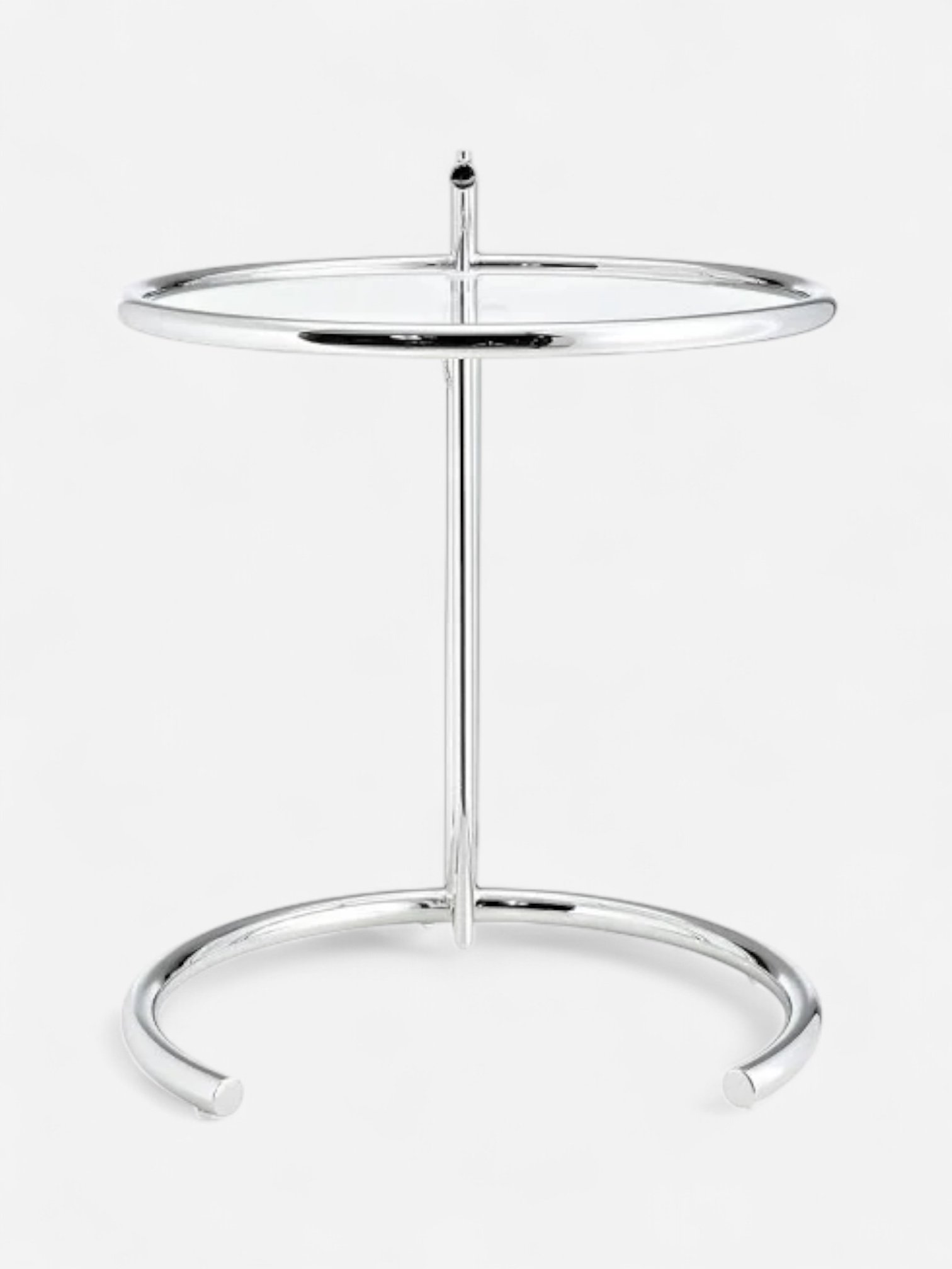 SILVER EILEEN GREY SIDE TABLE