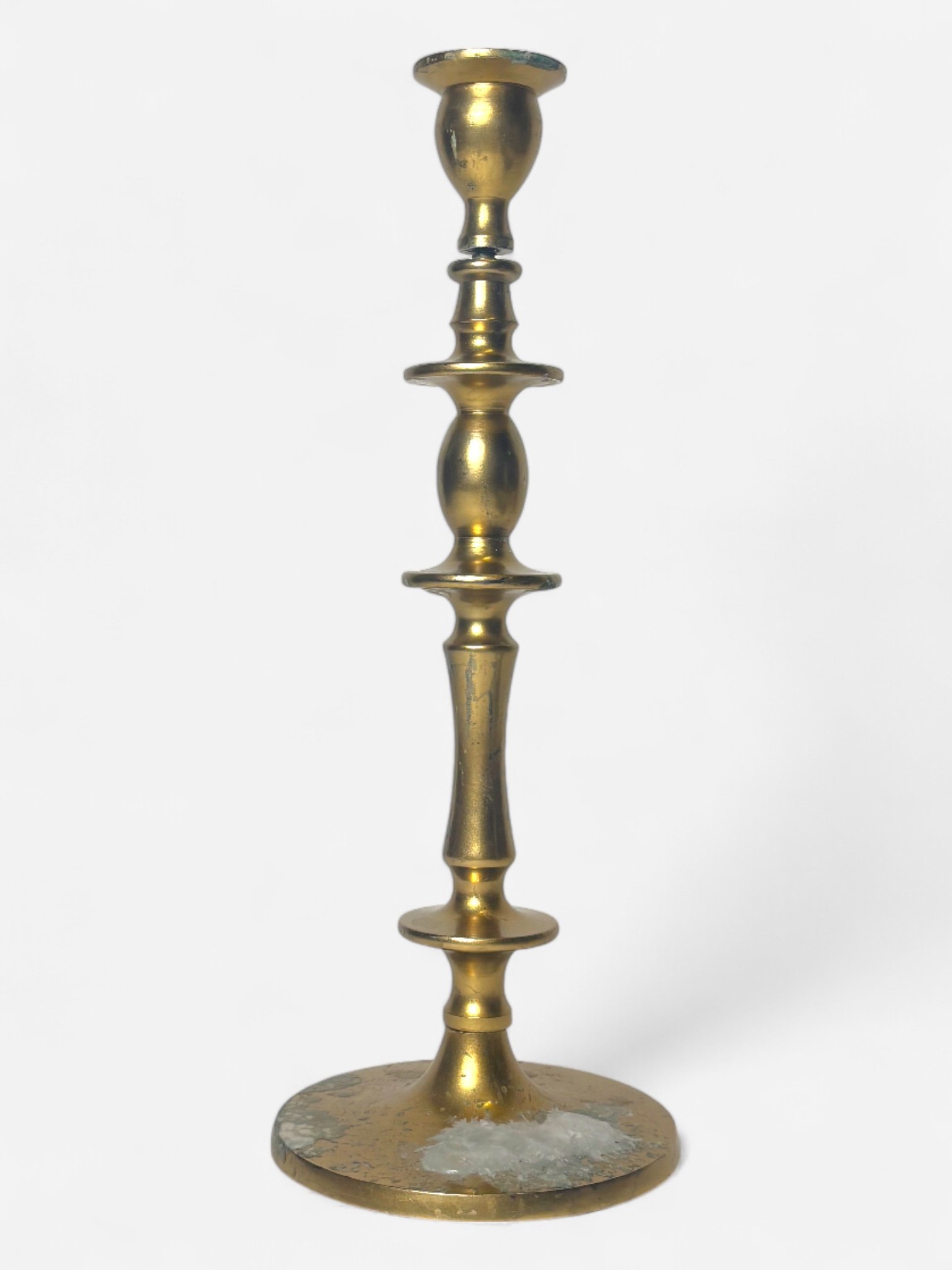 BRASS SINGLE CANDLE HOLDER
