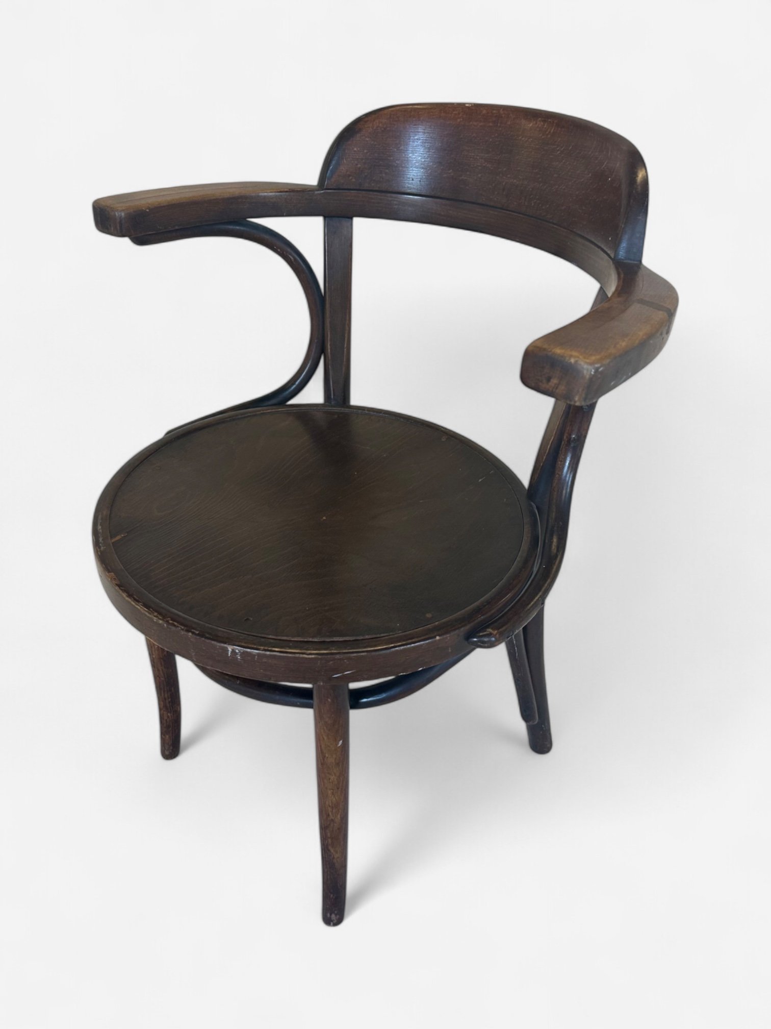THONET STYLE WOODEN ARMCHAIR