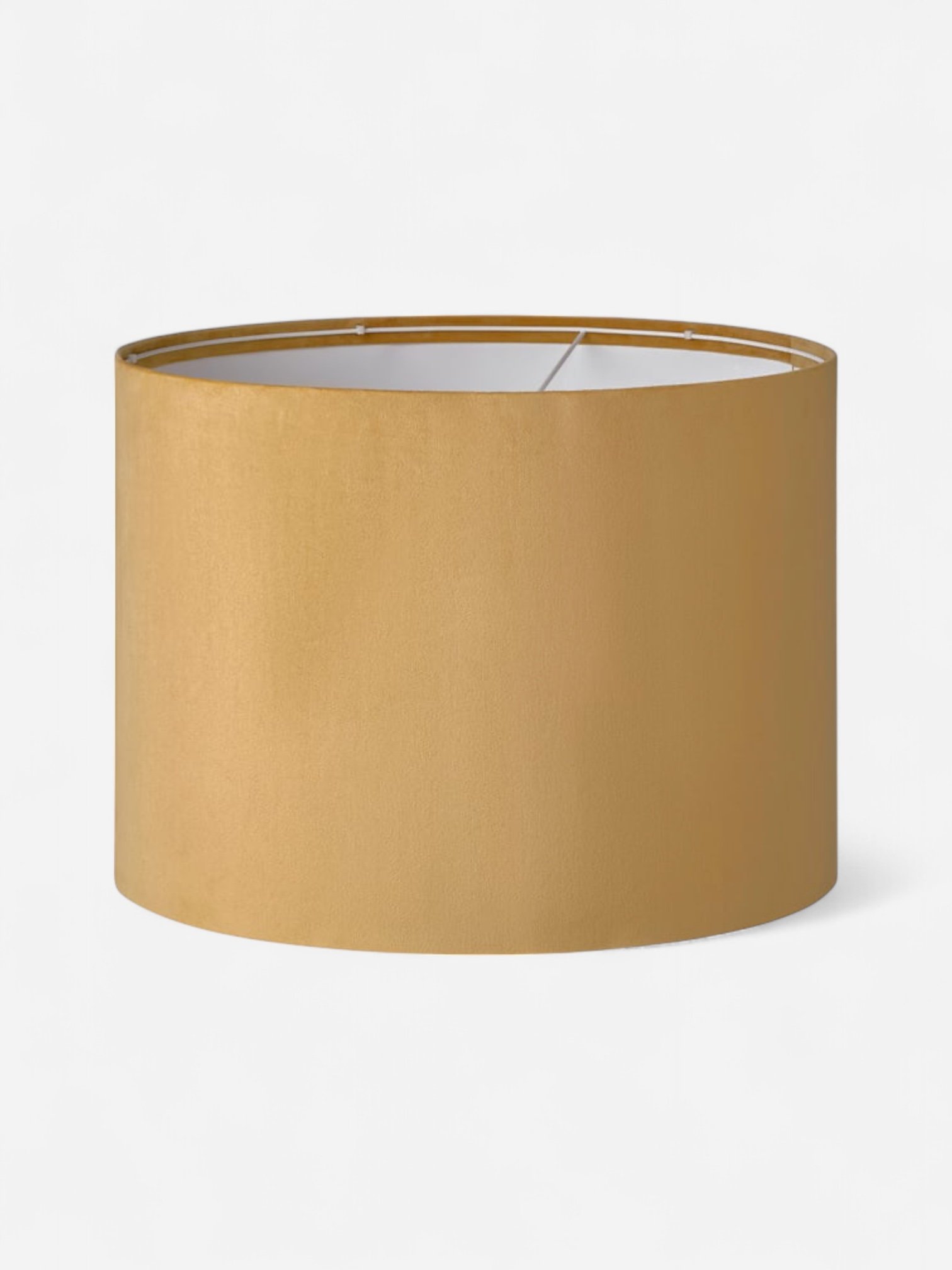 GOLD VELVET LAMPSHADE