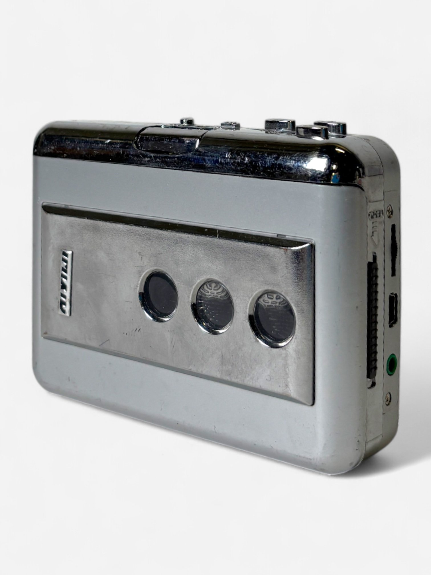 SILVER CASSETTE RECORDER