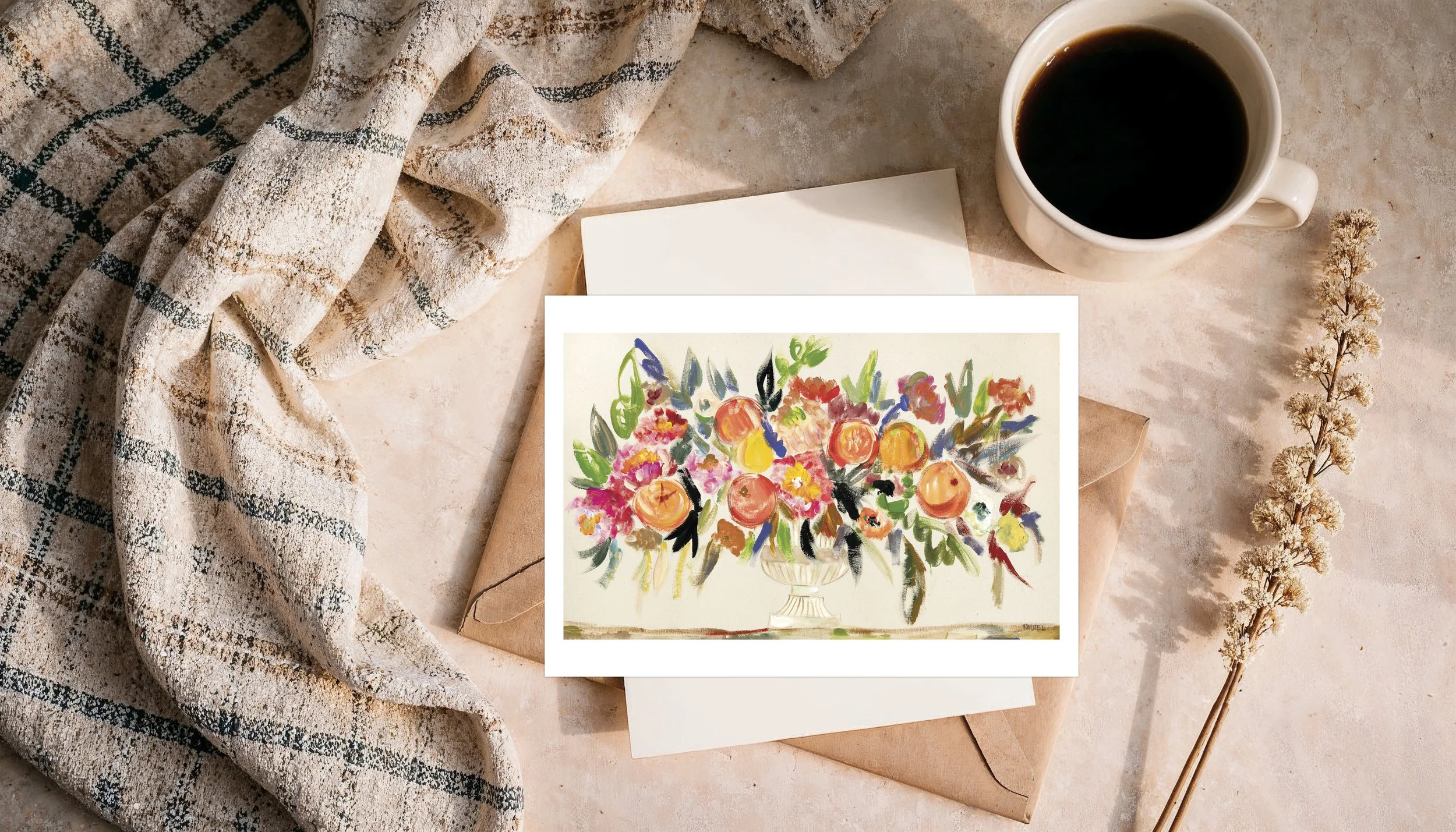 English Garden Greeting Card