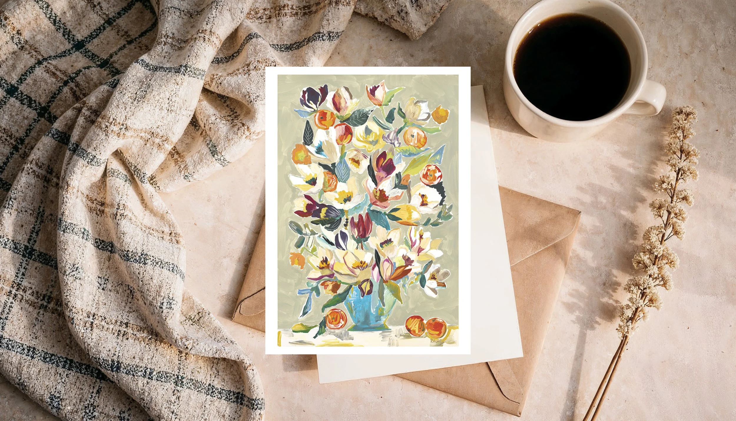Gathered Glory Greeting Card