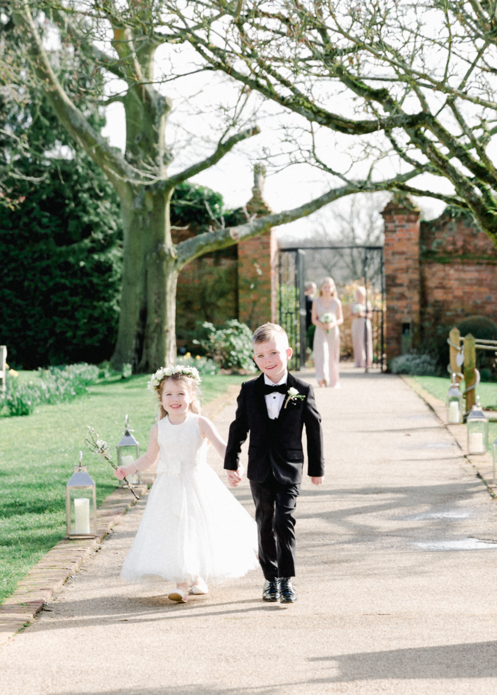 walking down the aisle at Gayne's Park