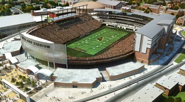 Purdue’s Jetsons-like Future Fictional Football Stadium