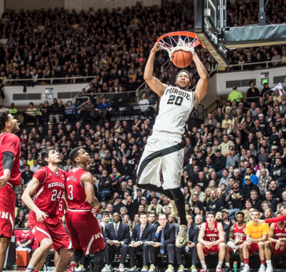 AJ Hammons Offers Sacrifice To Purdue Basketball Royalty 
