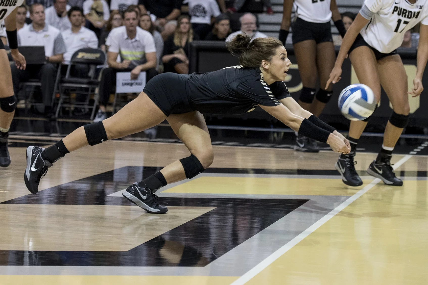 Lots of this Saturday - returning serves that seemed more challenging than they should have.