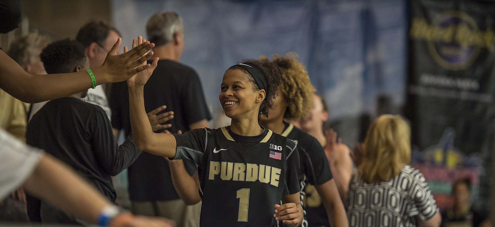 All smiles after a solid performance and a comfortable win.