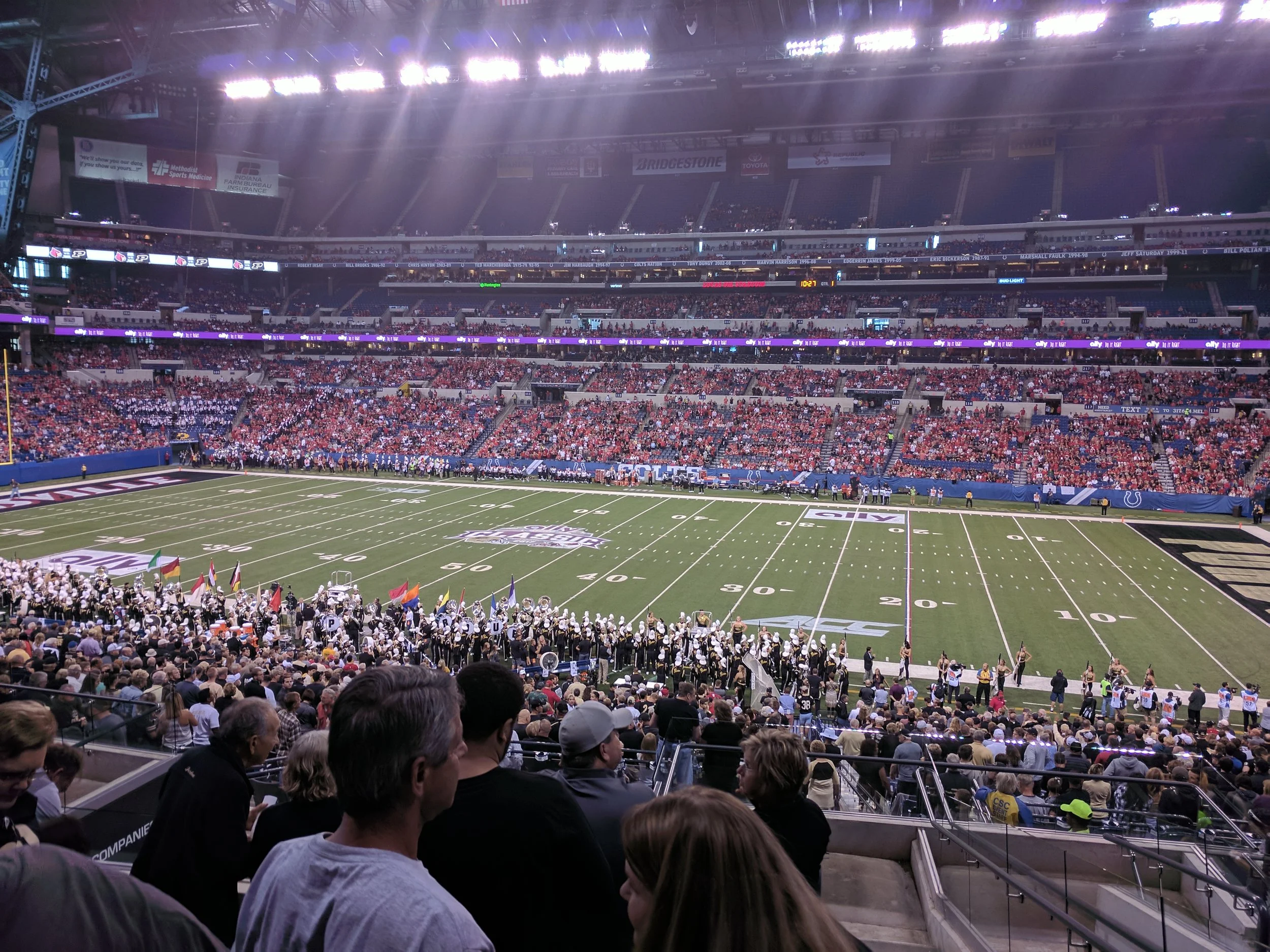 Not bad, not bad at all. Not pictured: commonfolk to our right.