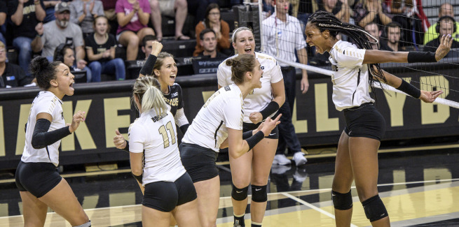 Who's excited to escape with a five-set victory? WE ARE!