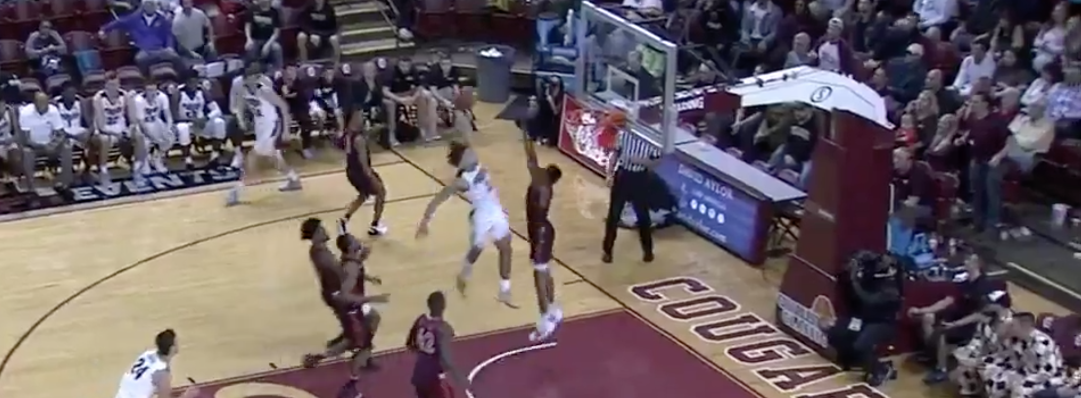 Edwards does it again. This time over Va Tech’s Alexander-Walker
