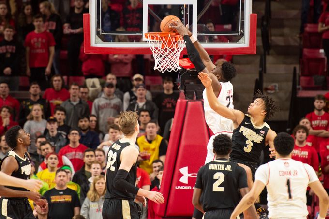 Purdue Distracted by Hideous Flag in Second Half at Maryland, Fall 70-56