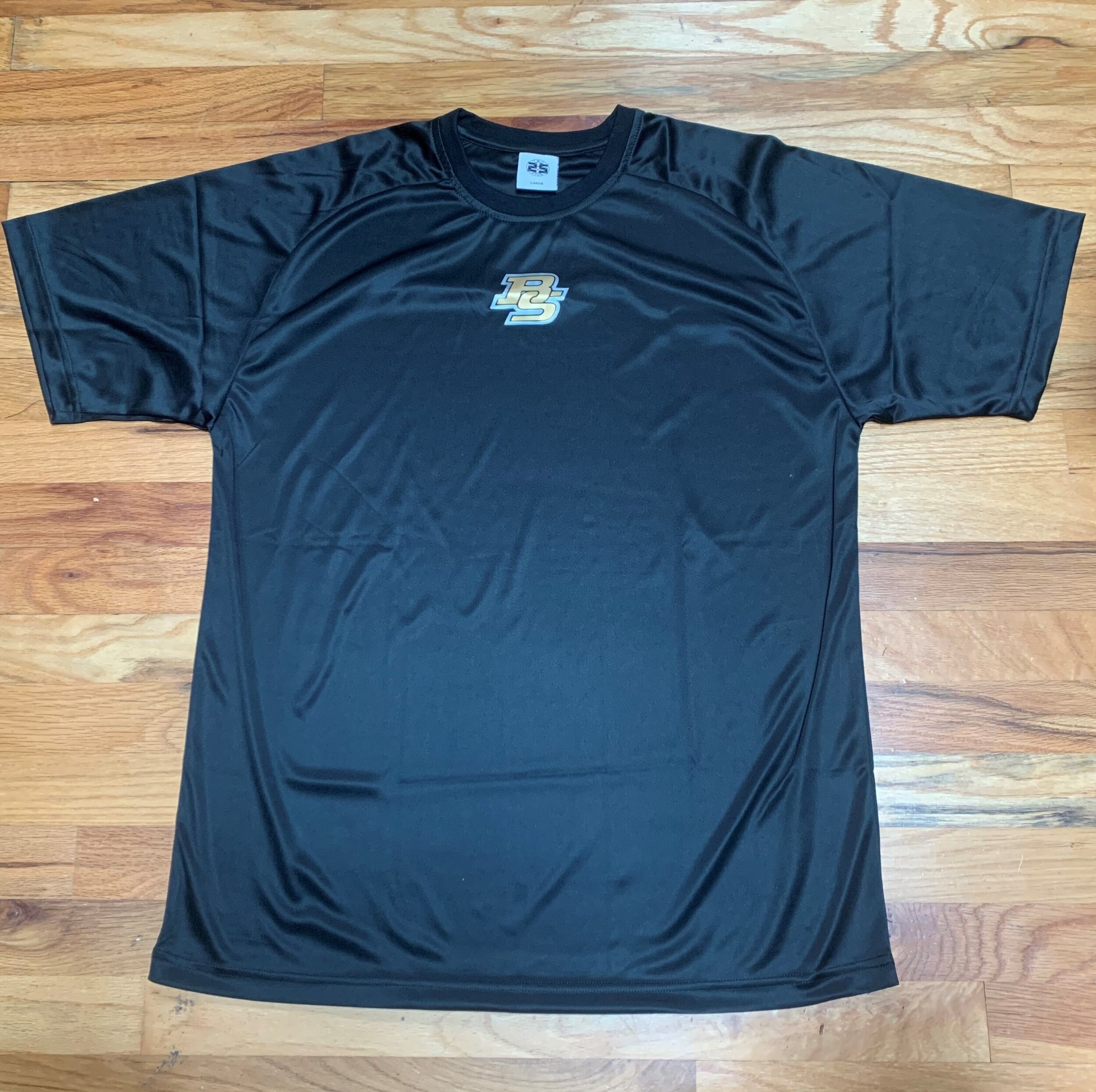 Boiled Sports Black Dri-fit Crew T-Shirt