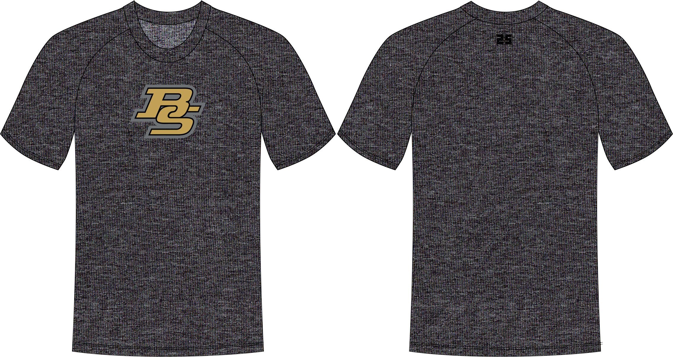 Boiled Sports Gray Crew T-shirt