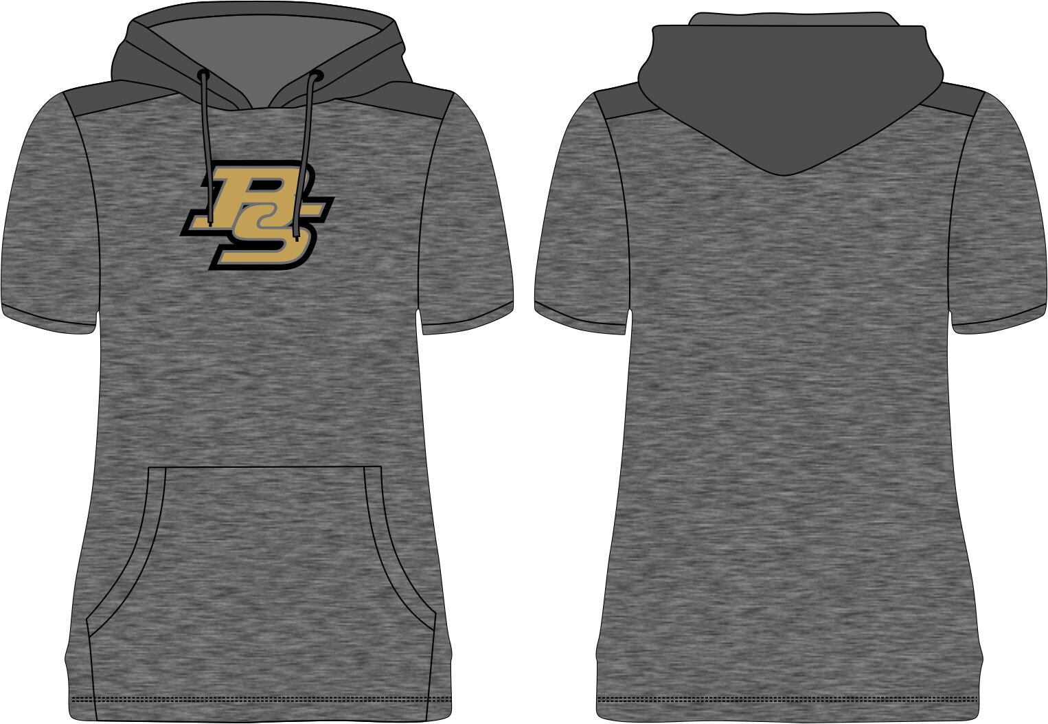 Boiled Sports Short Sleeve Hoodie