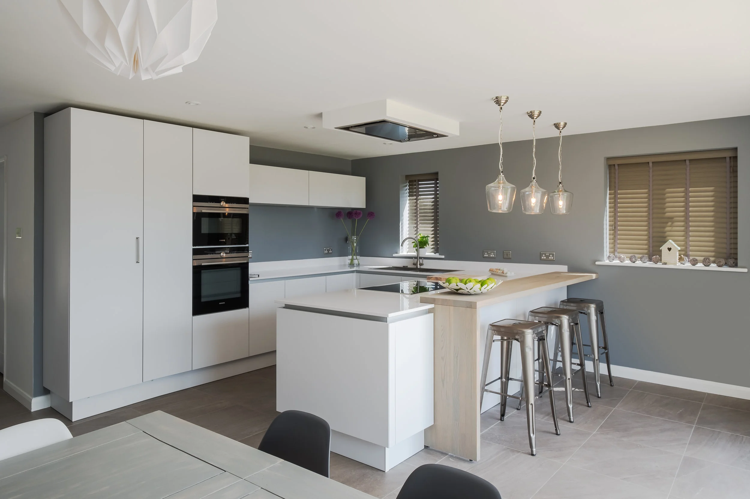 Open plan kitchen
