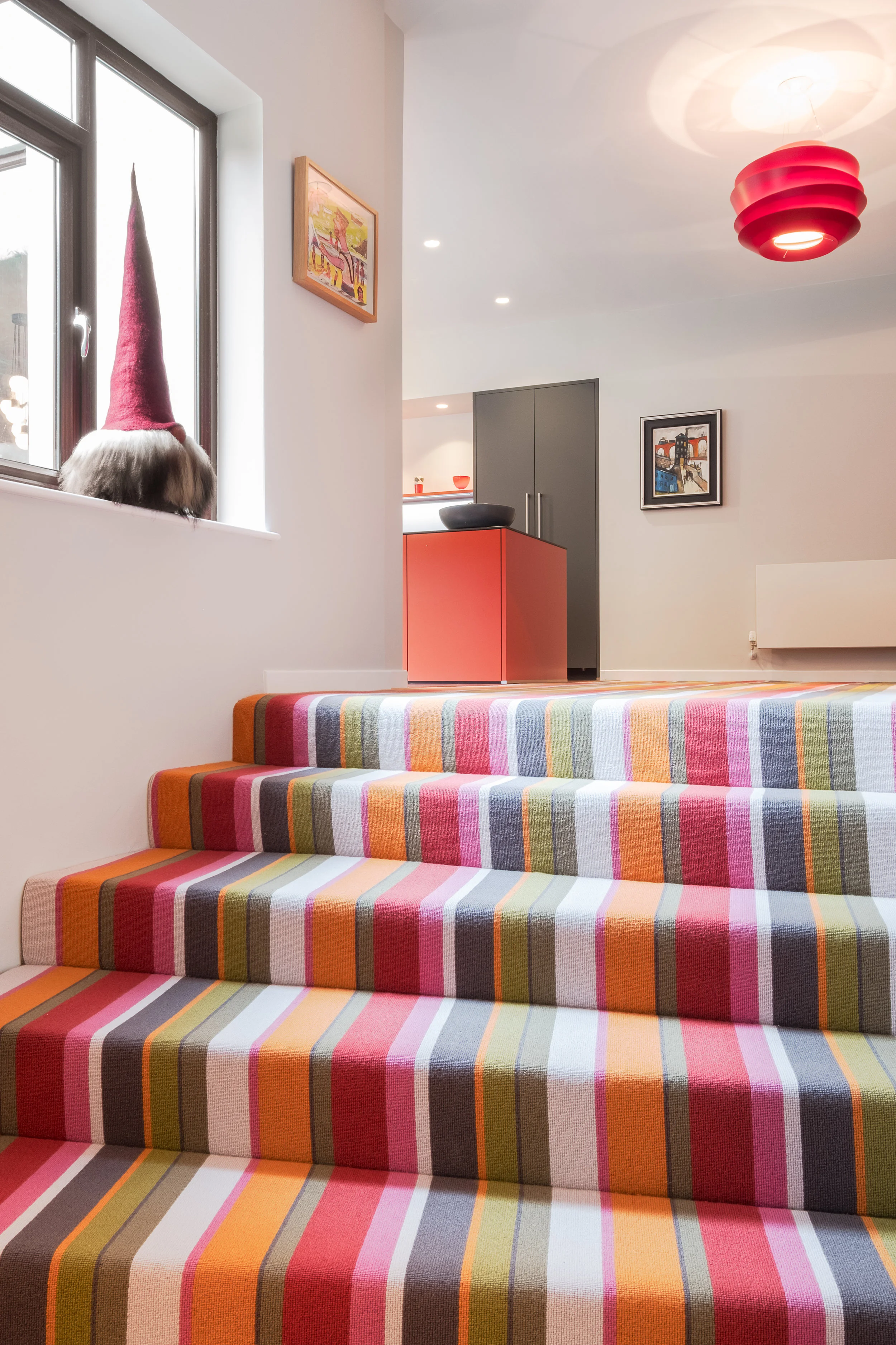 Cayenne and carbon grey kitchen 6