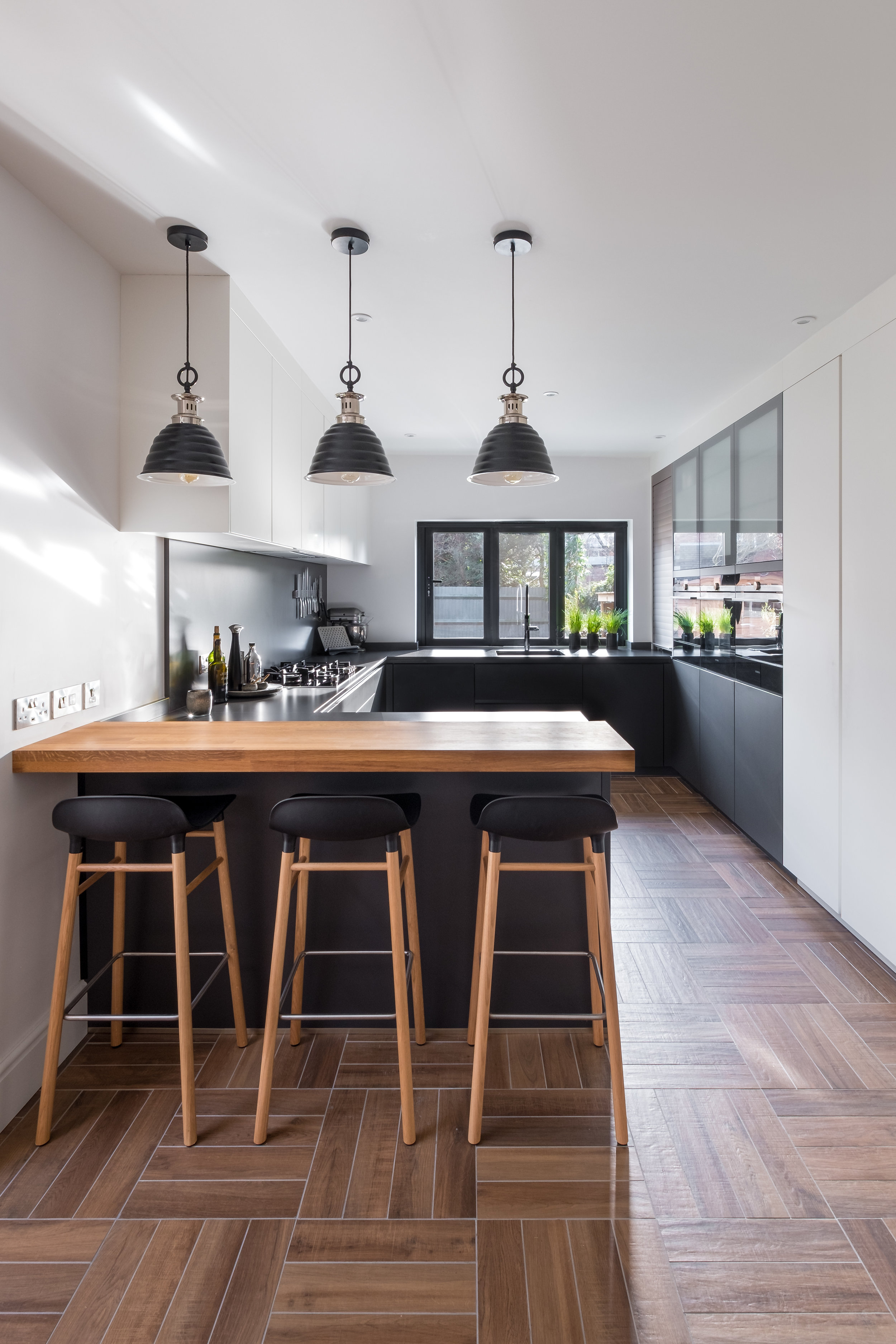 Grey & White kitchen