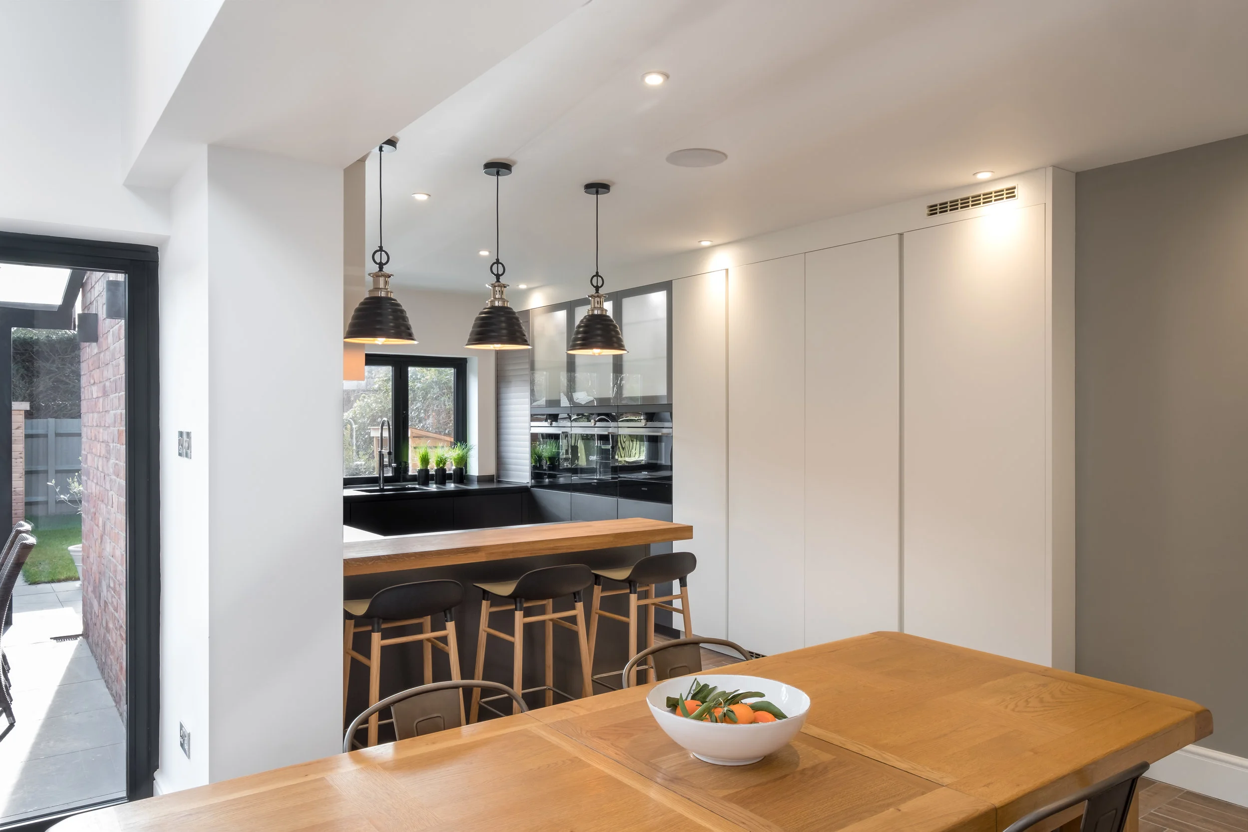 Grey & White kitchen