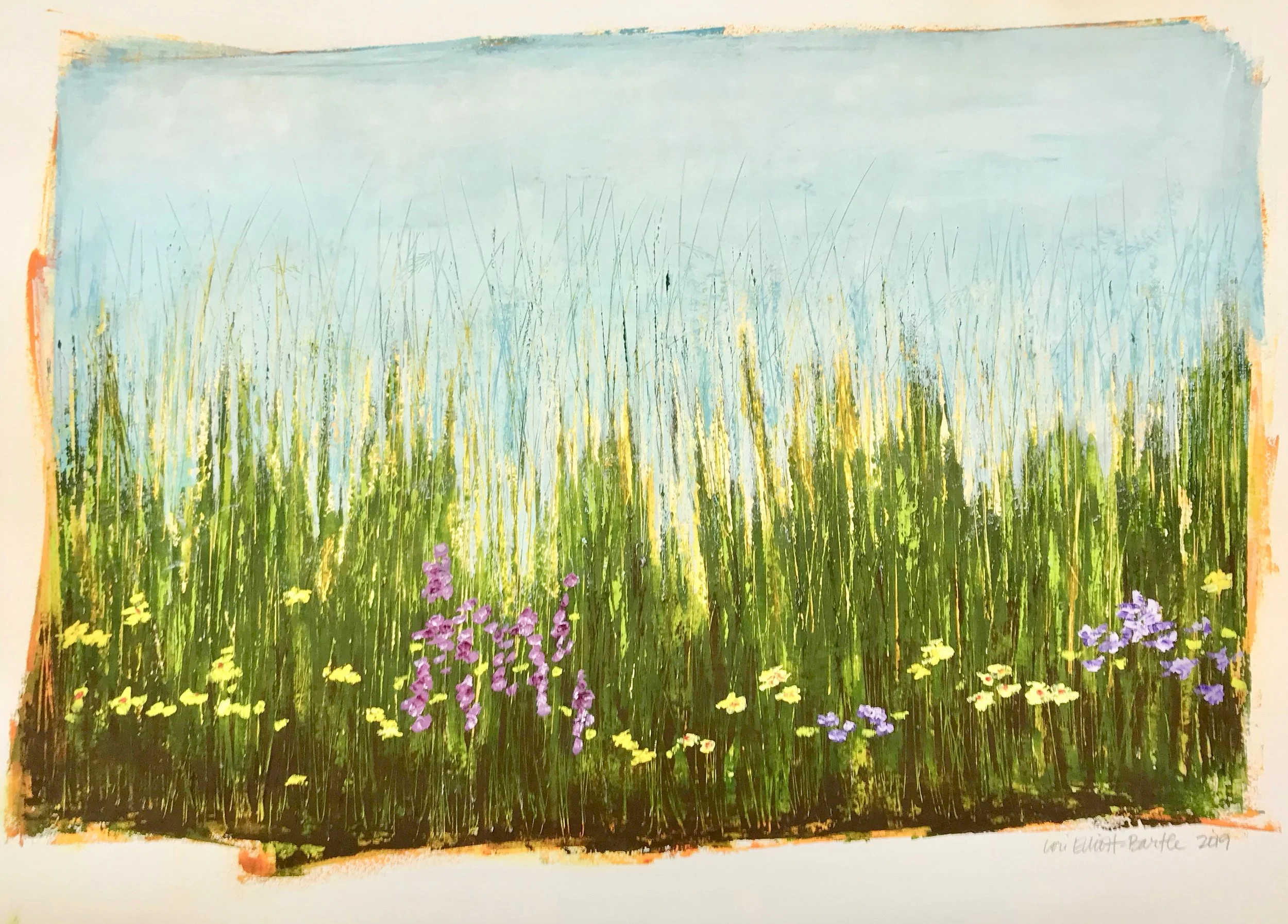 Lori Elliott-Bartle - Blooms & Grasses #6 , 2019 Omaha, NE