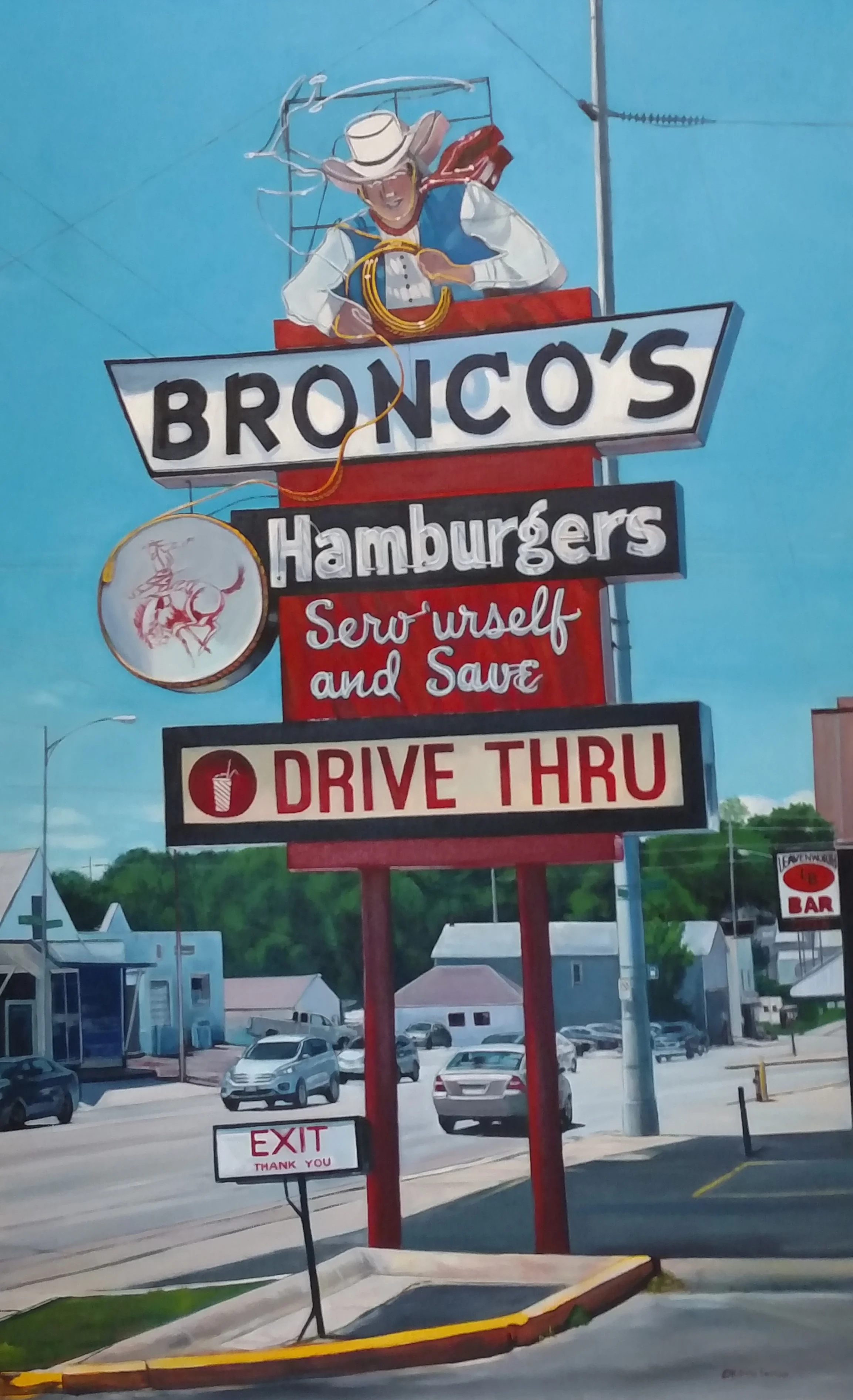 Katrina Methot-Swanson - Bronco’s Hamburgers Drive Thru , 2019 Omaha, NE