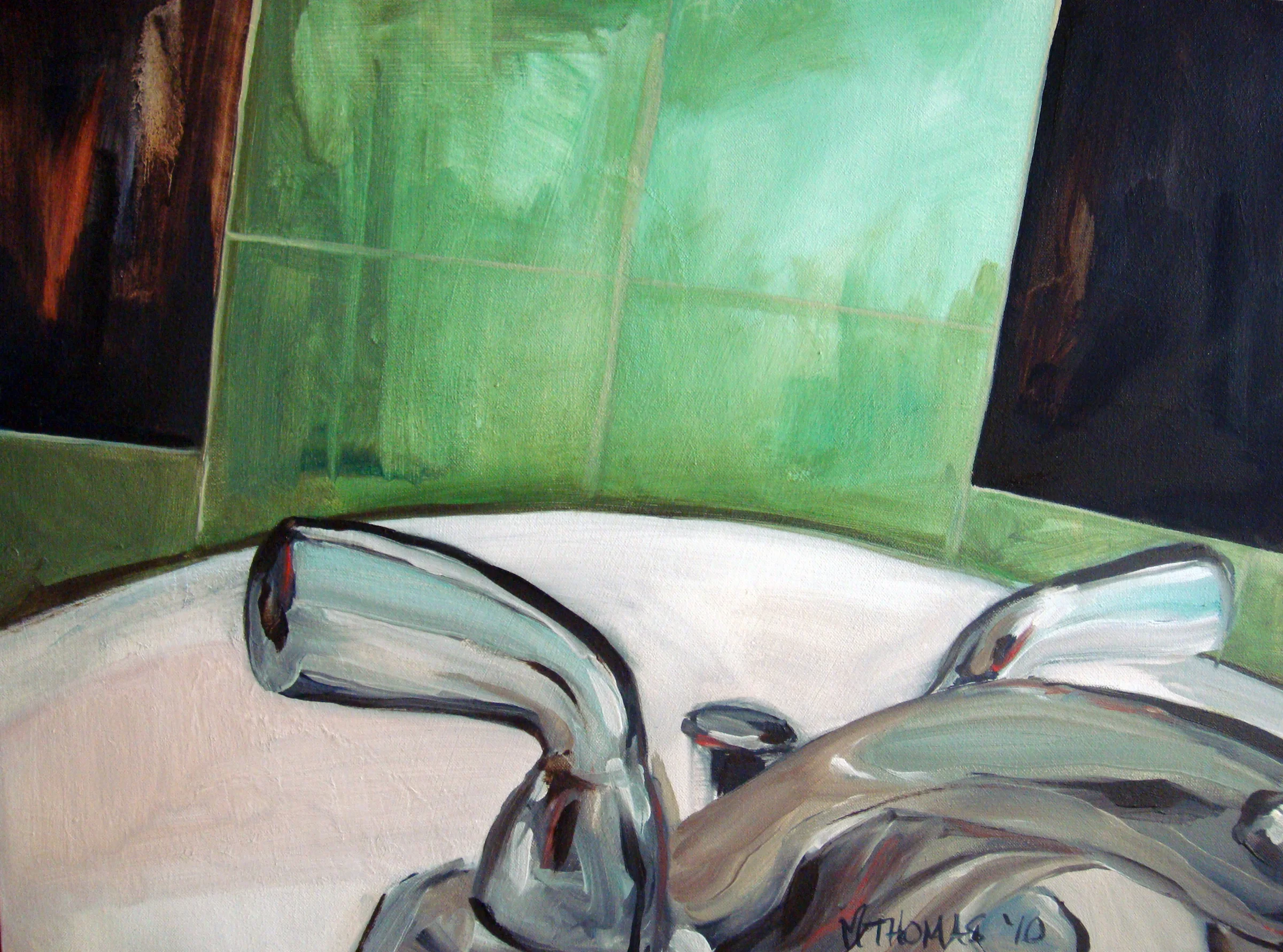 Megan Thomas - Mint Tiles and Faucet, 2010 Omaha, NE
