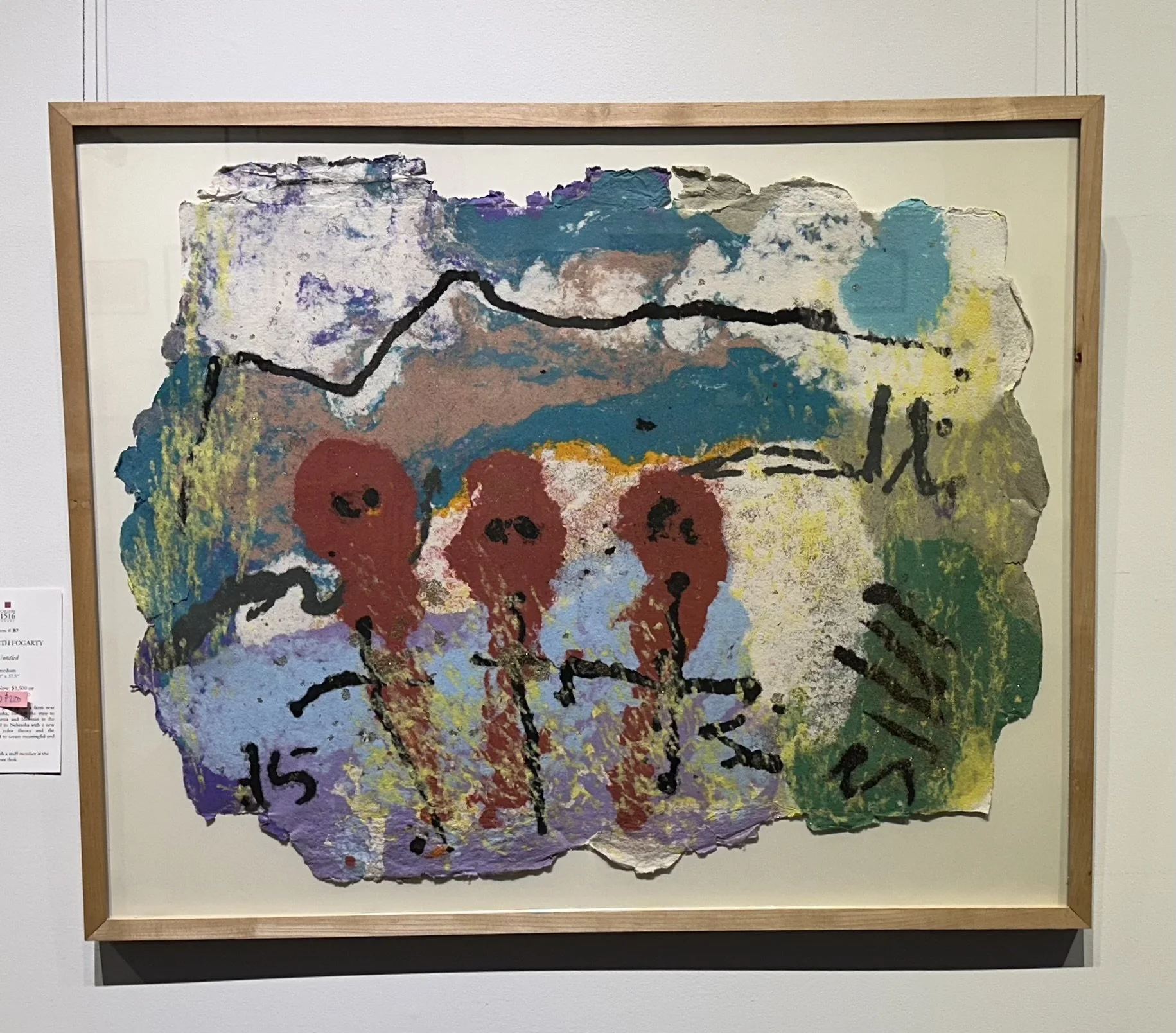Mary Beth Fogarty, "Untitled," 30” x 37.5”, Mixed Media