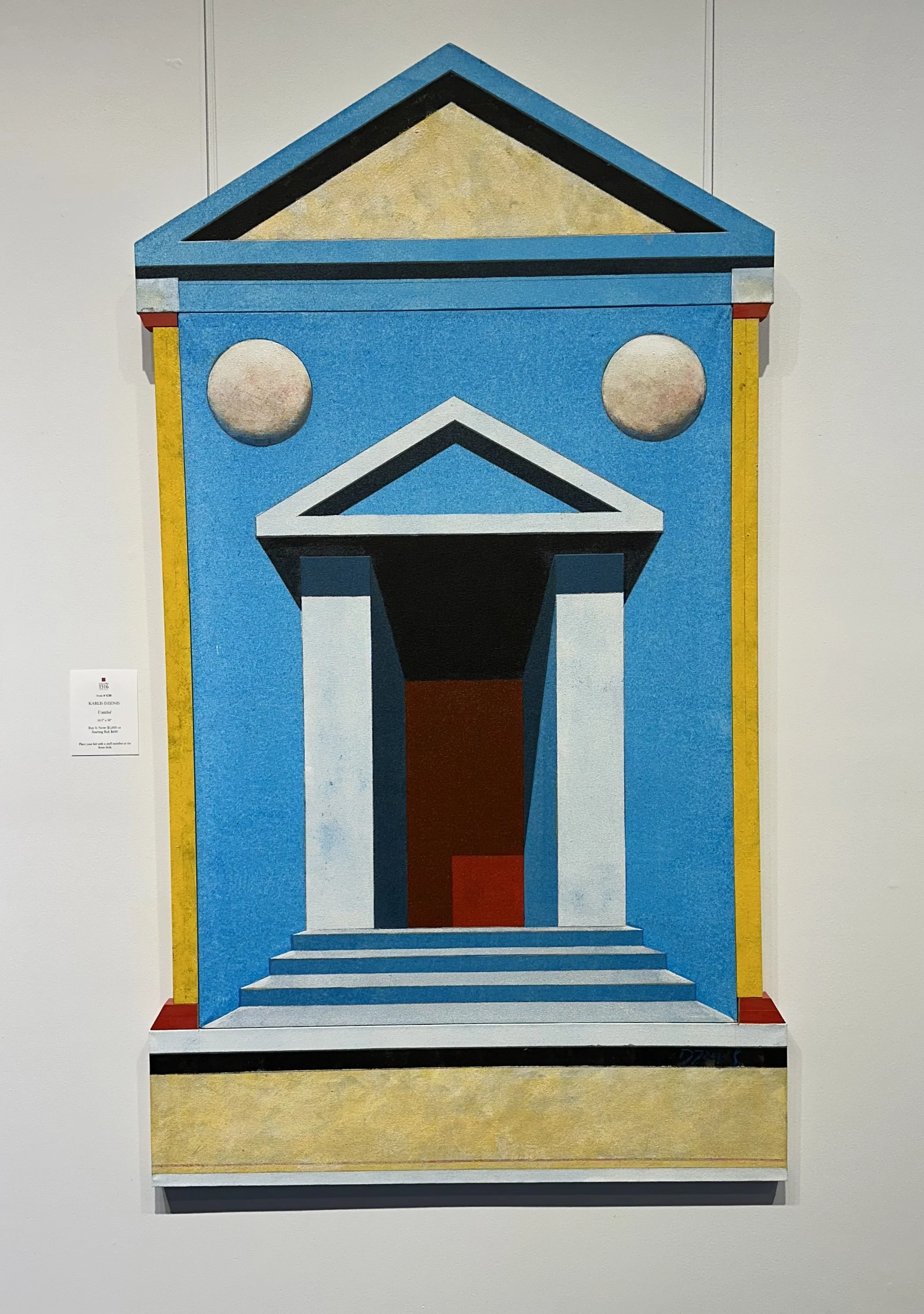 Karlis Dzenis, "Untitled," 66.5" x 38"