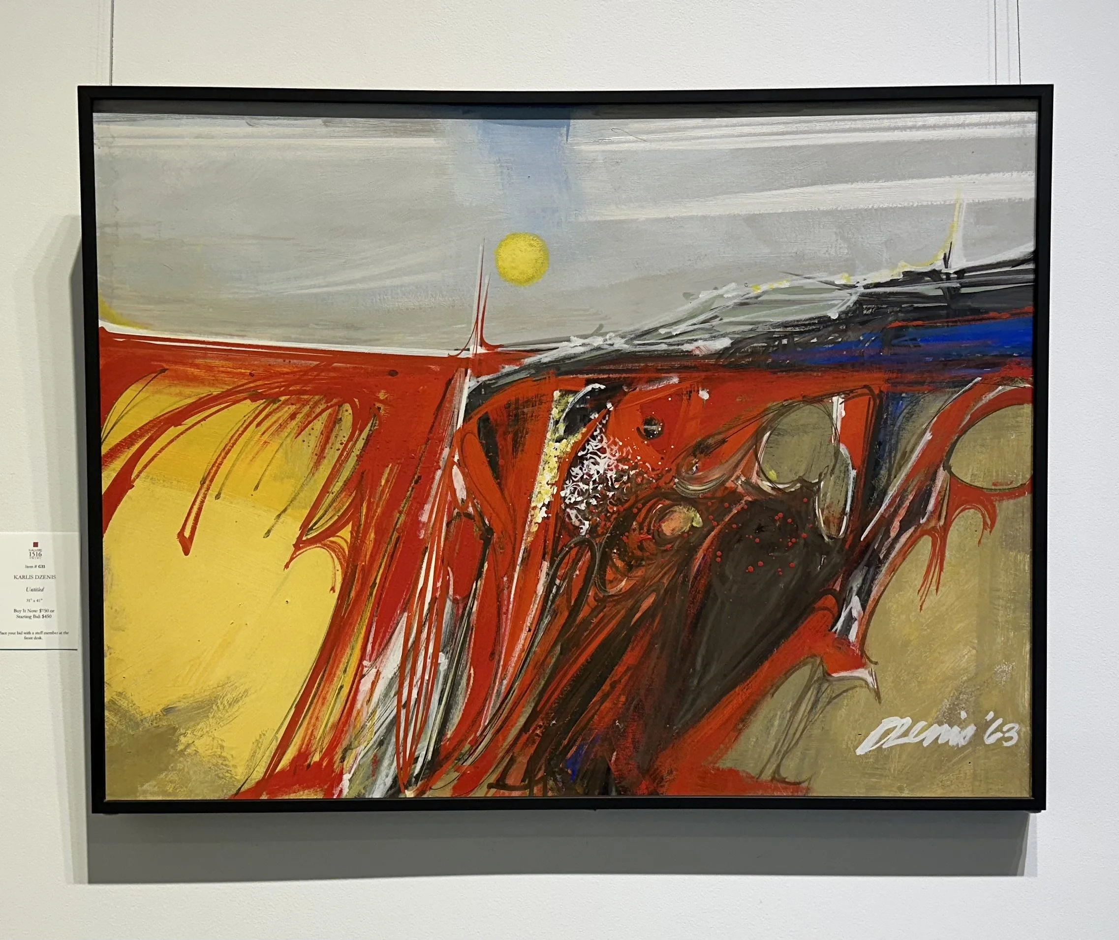 Karlis Dzenis, "Untitled," 31" x 41"