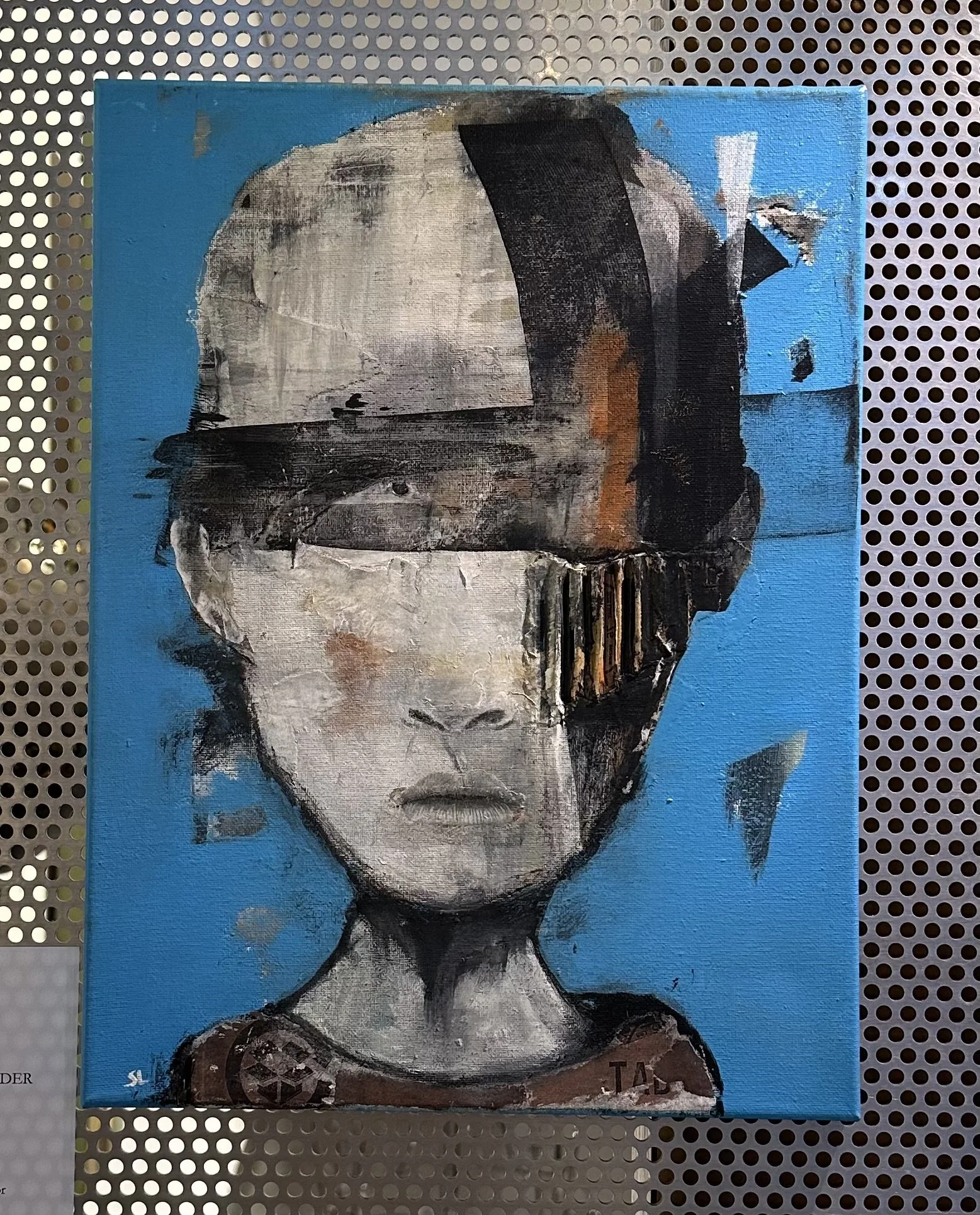 Shawnequa Linder, "In Between," 12" x 16", acrylic on canvas