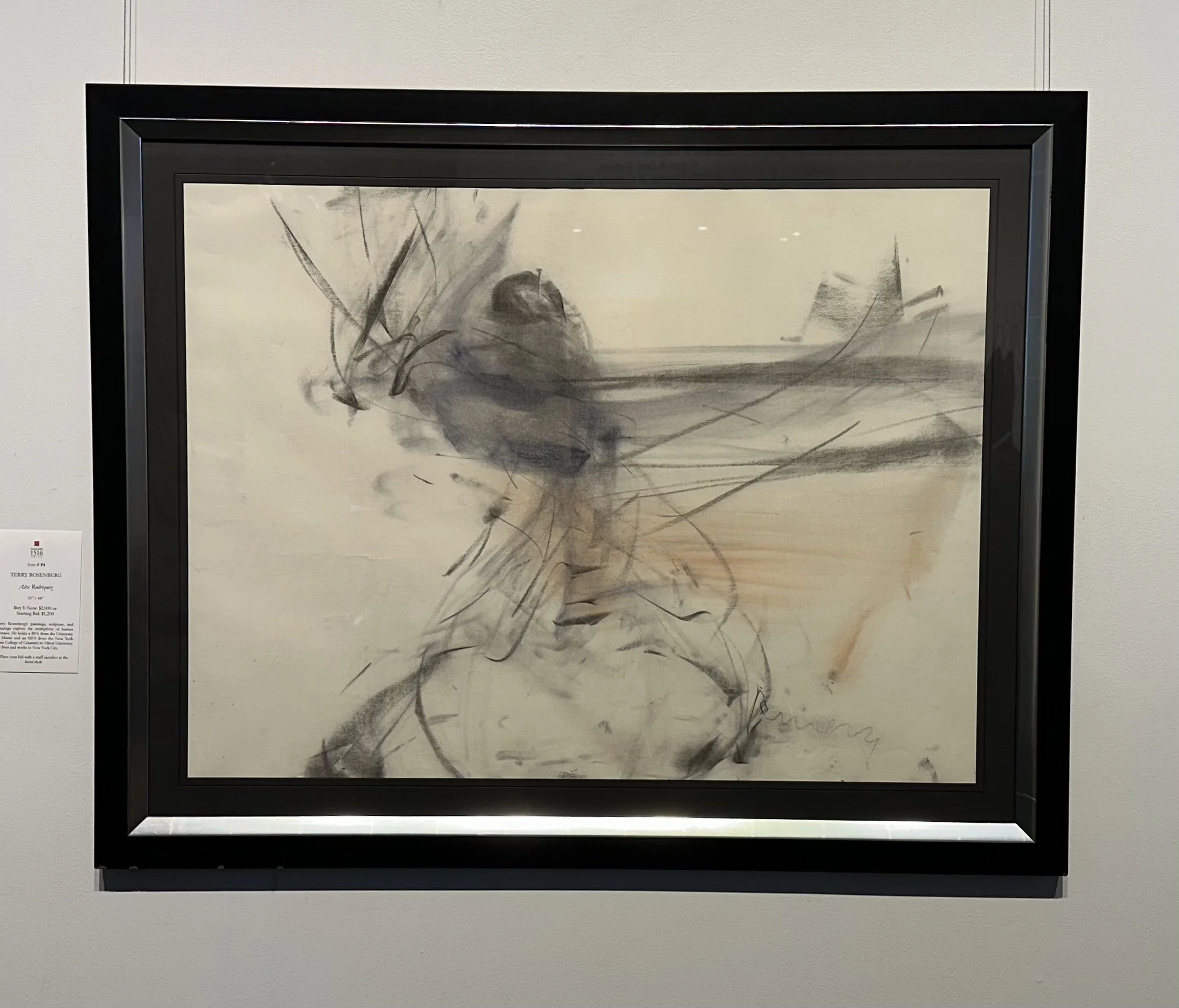 Terry Rosenberg, "Alex Rodriquez," 35" x 44"