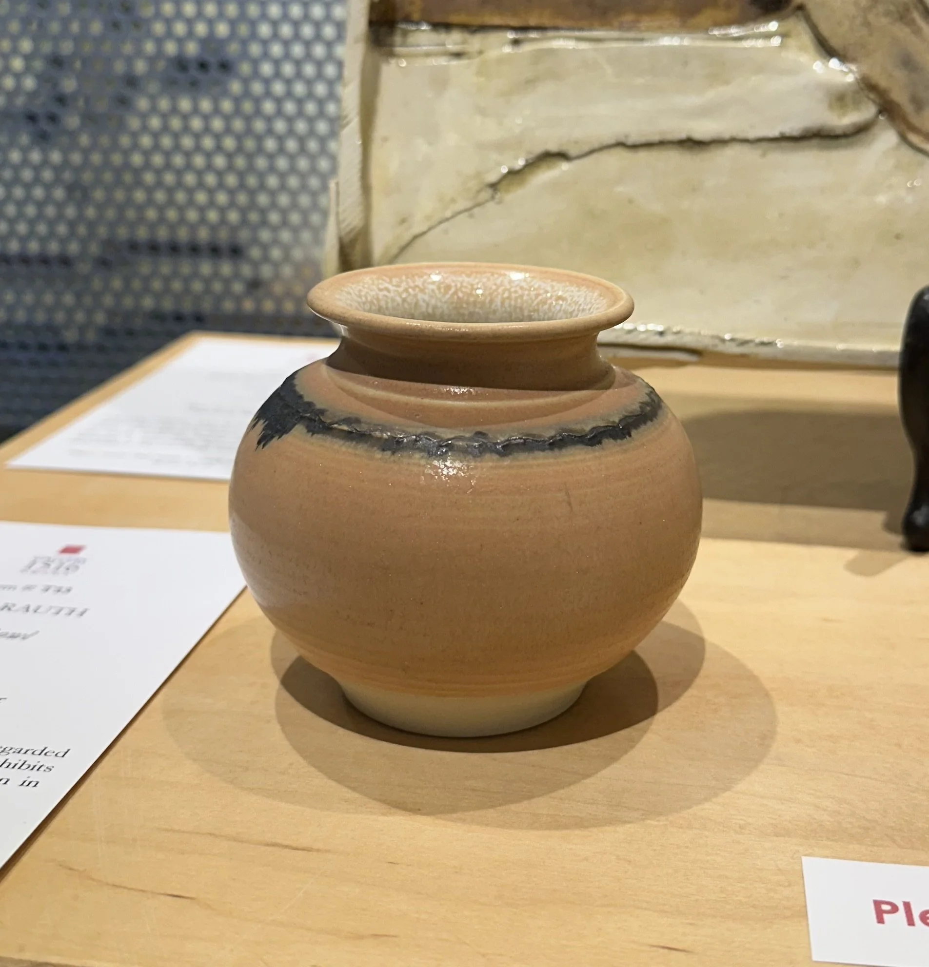 Herm Rauth, "Small Bowl," 3.75" x 3.5", clay