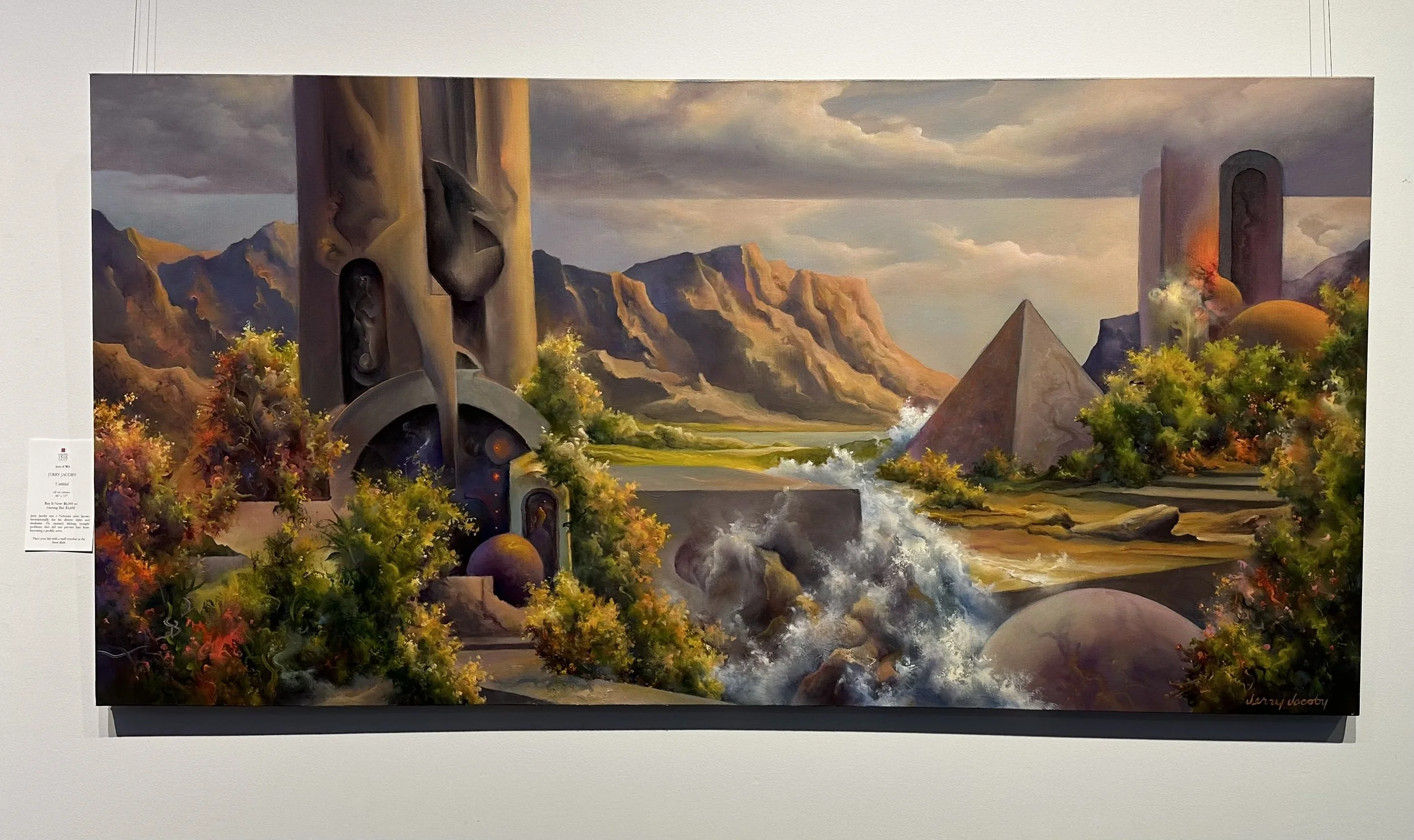 Jerry Jacoby, "Untitled," 36" x 72", oil on canvas