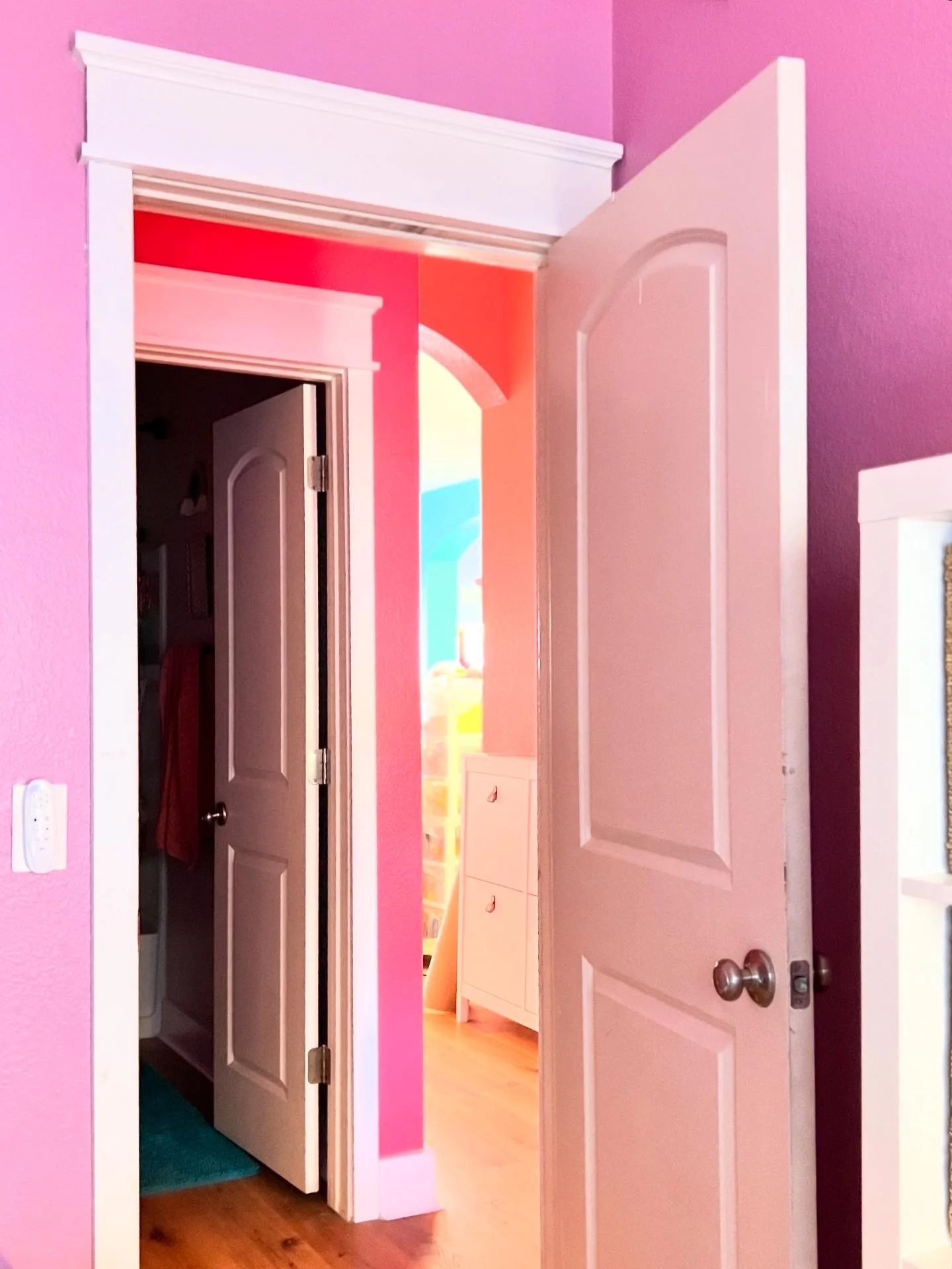 View of hallway from office