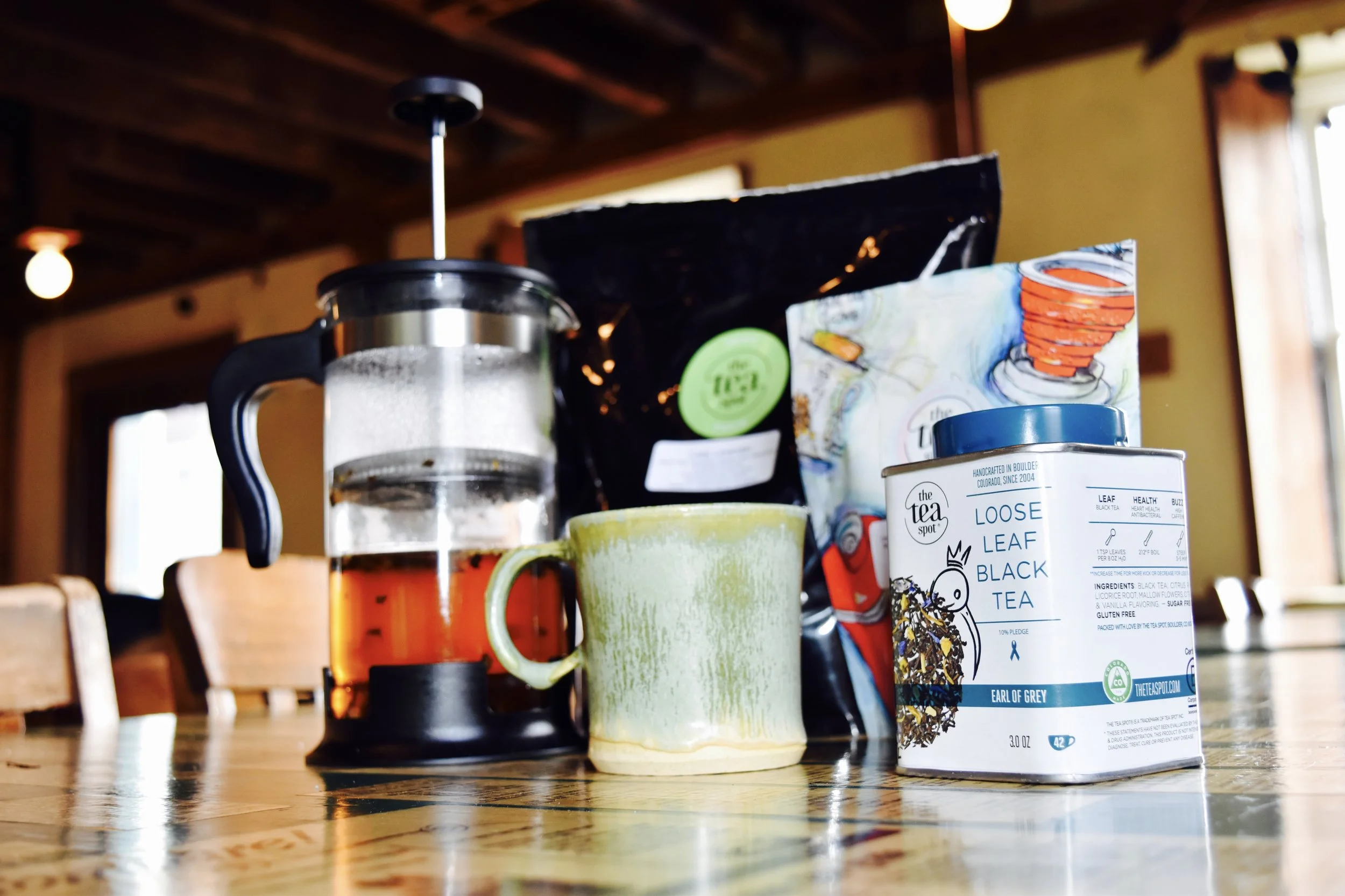 We are a proud carrier of The Tea Spot. 